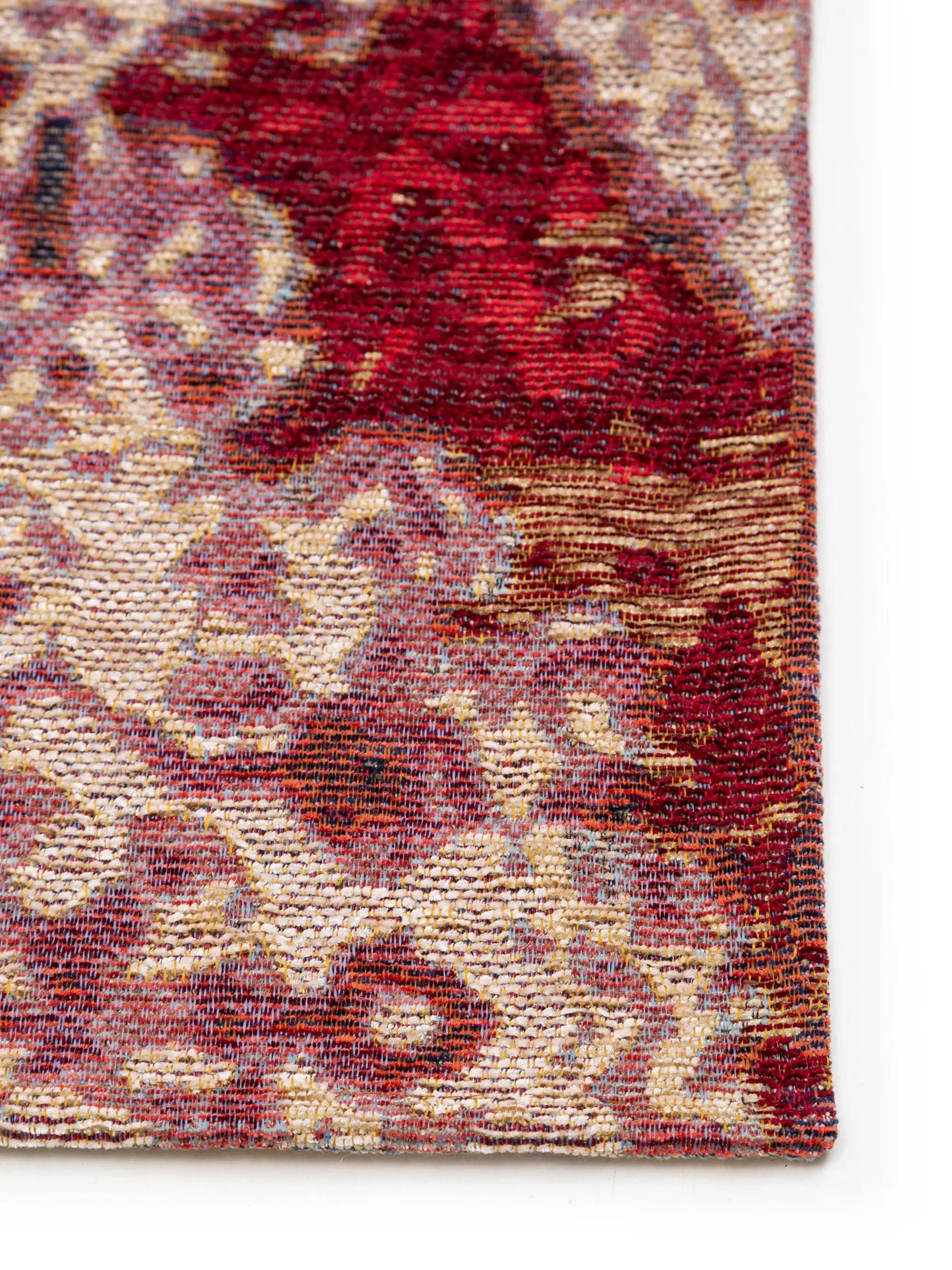 Flat Weave Rug Stay Red