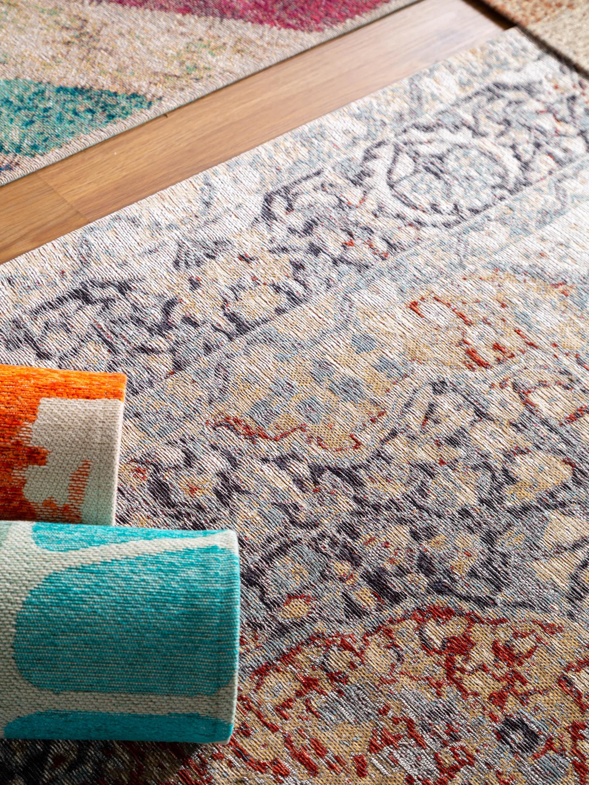 Flat Weave Rug Stay Purple