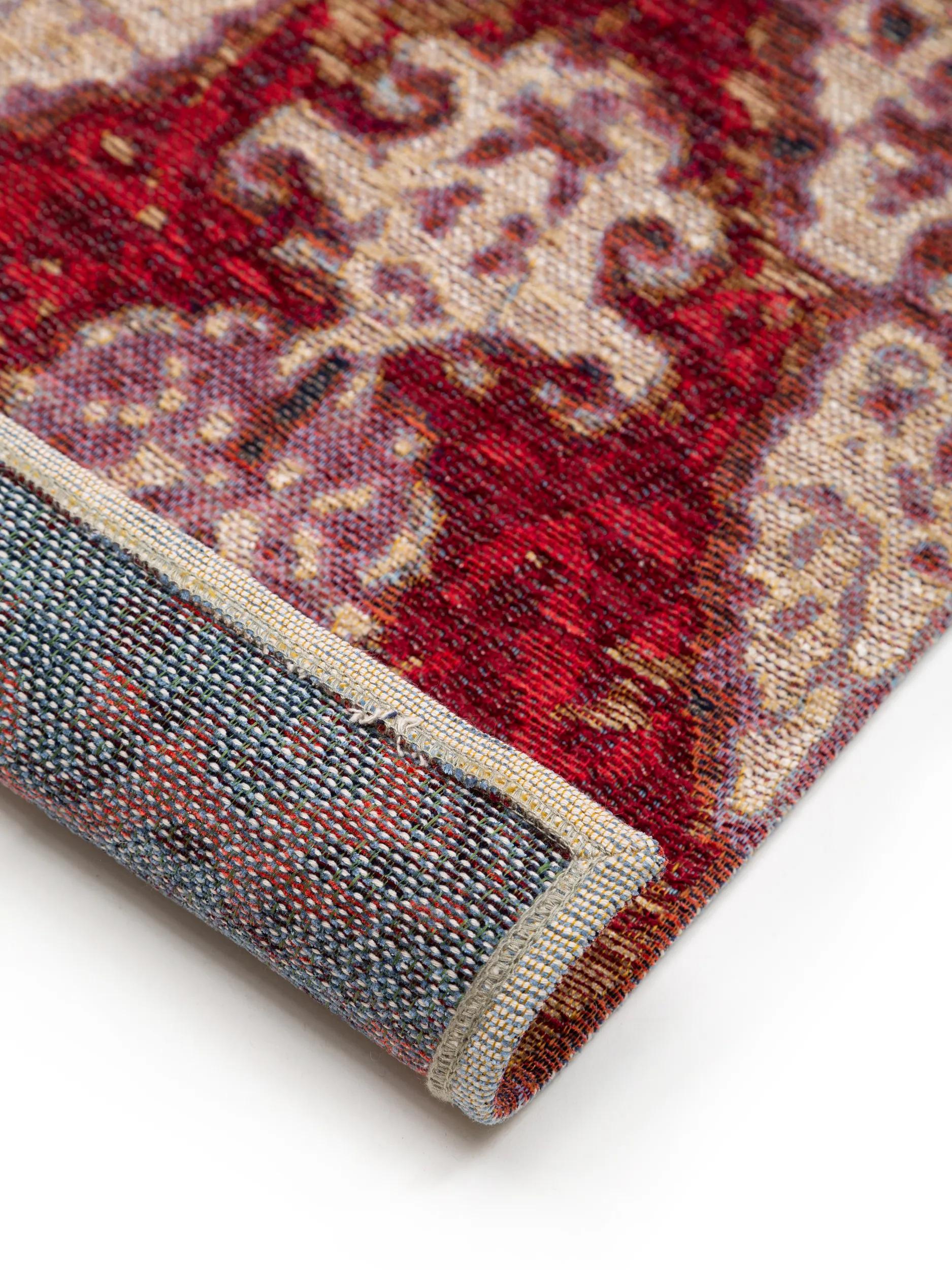 Flat Weave Rug Stay Red