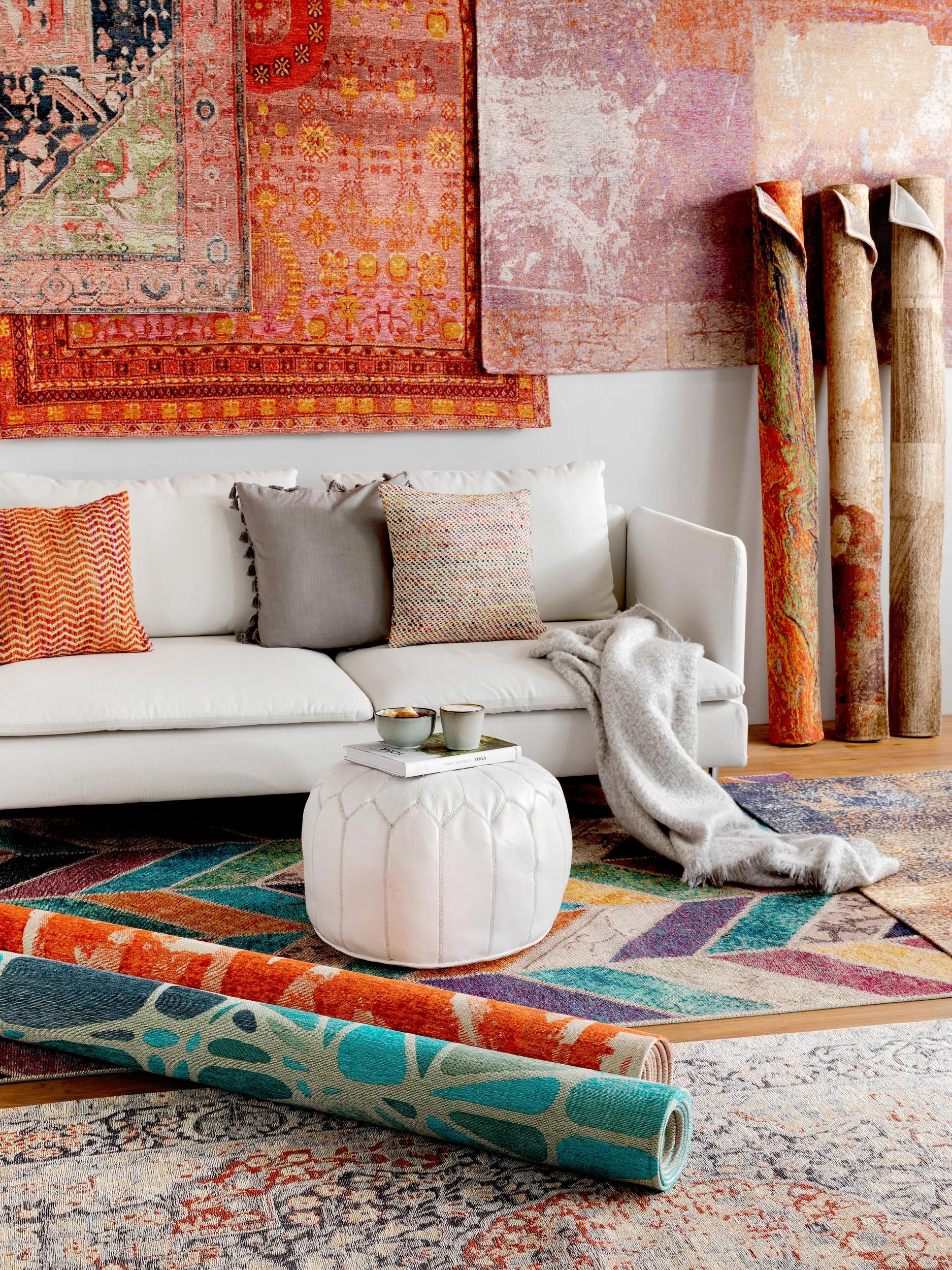 Flat Weave Rug Stay Turquoise