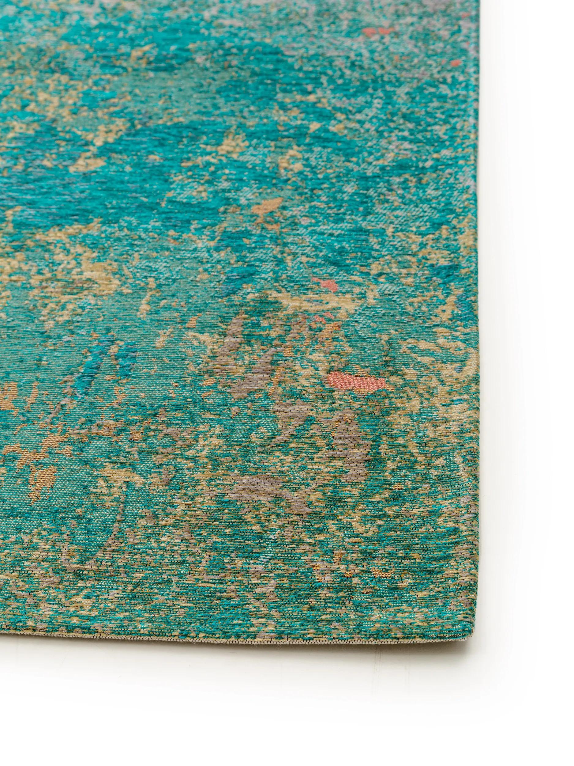 Flat Weave Rug Stay Turquoise