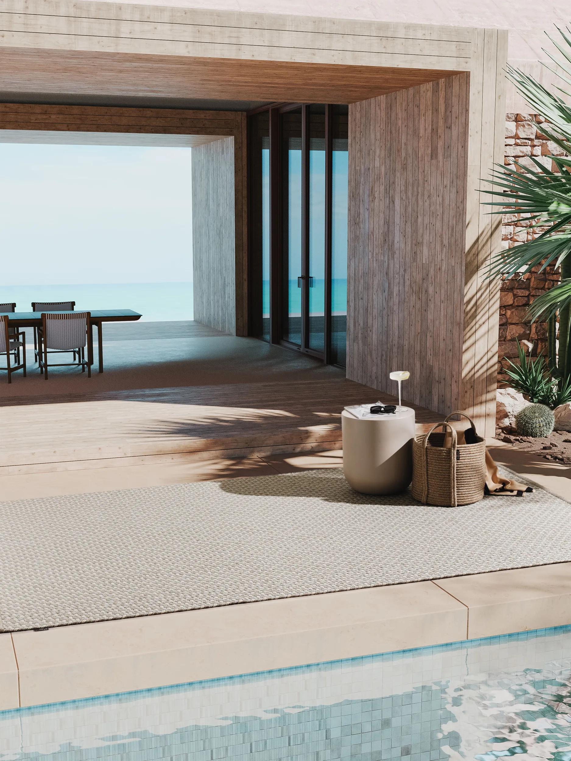 In- & Outdoor Rug Stino Grey