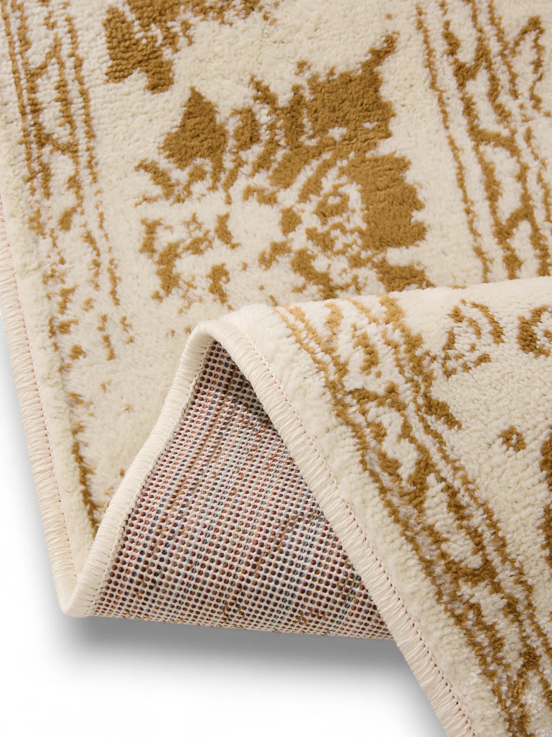 Teppich Suki Creme/Gelb