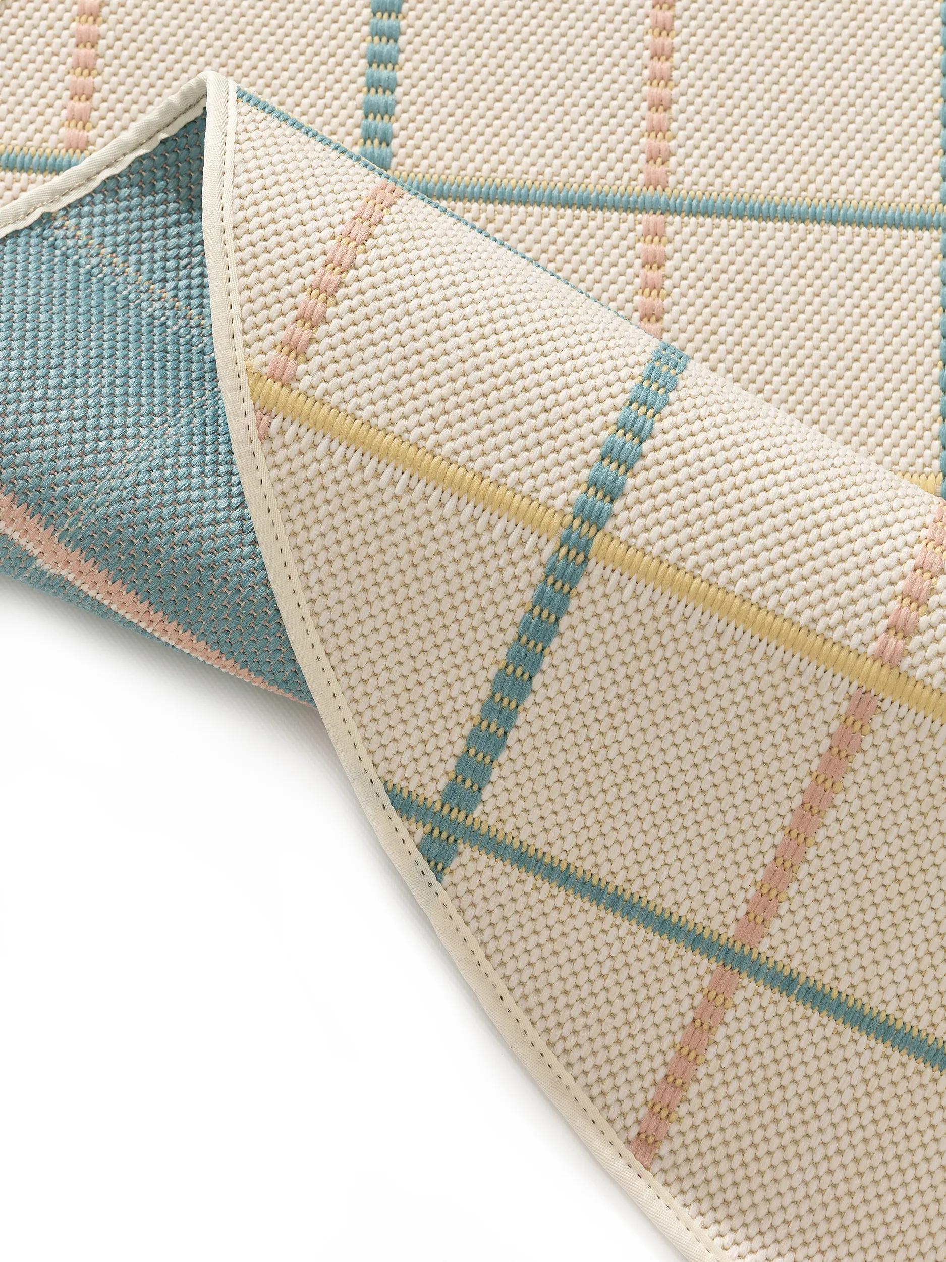 In- & Outdoor Round Rug Sunny Multicolour