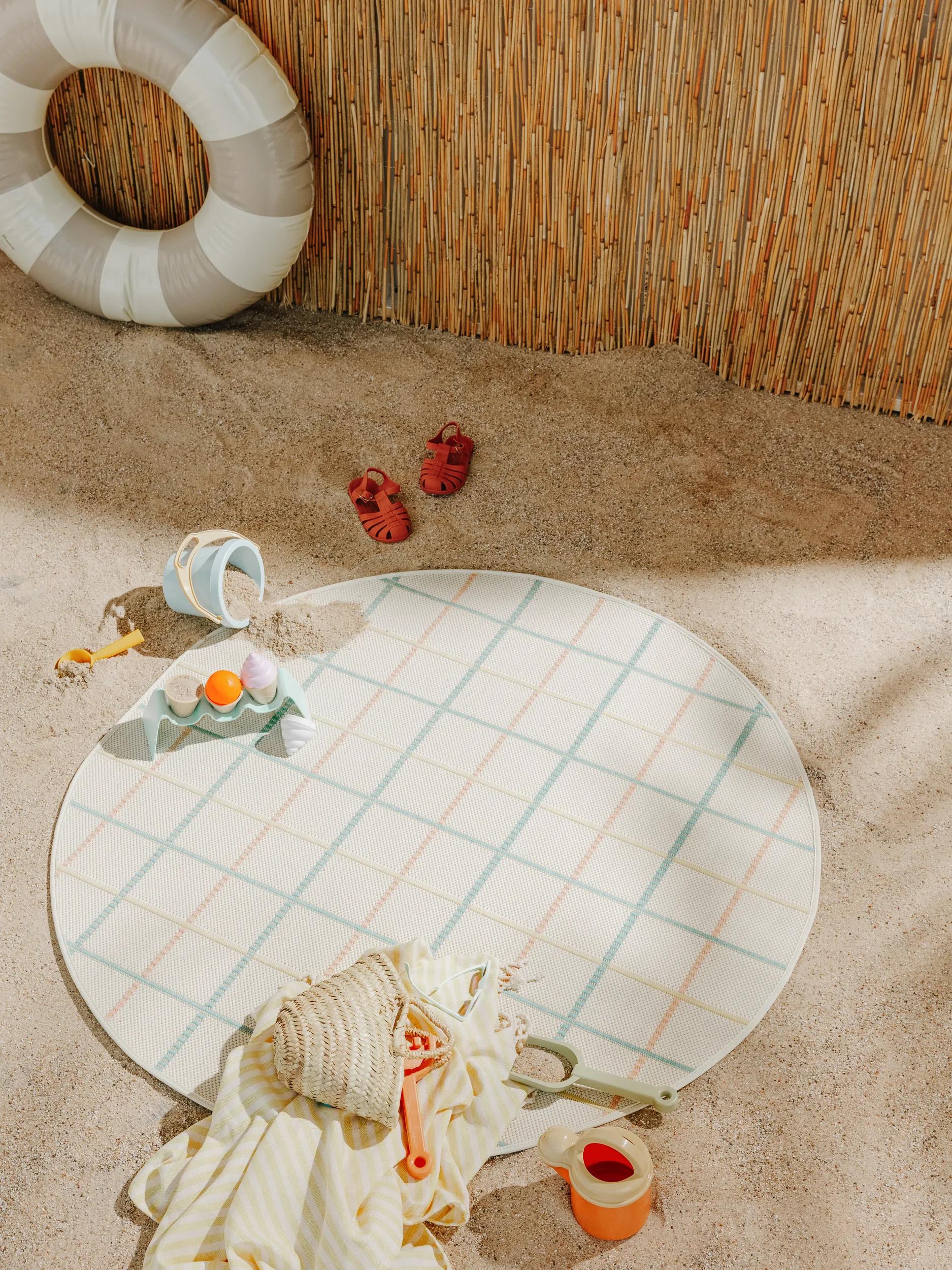 In- & Outdoor Round Rug Sunny Multicolour