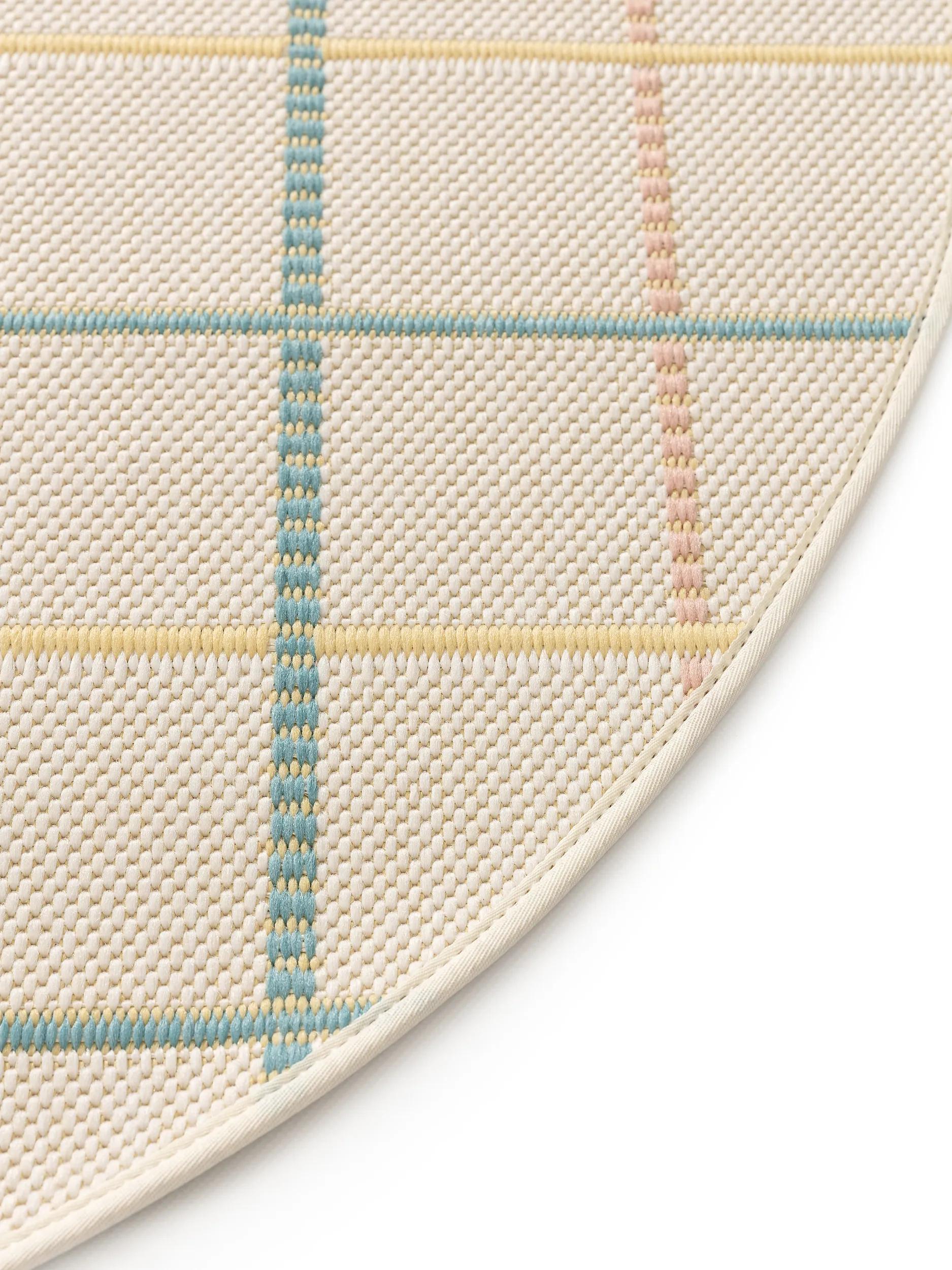 In- & Outdoor Round Rug Sunny Multicolour