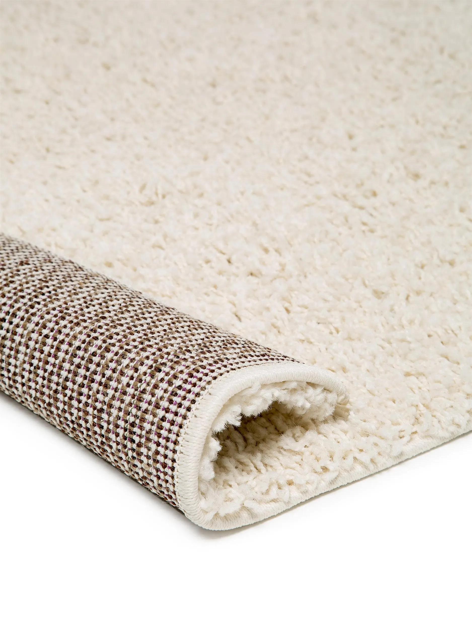 Shaggy rug Swirls Beige