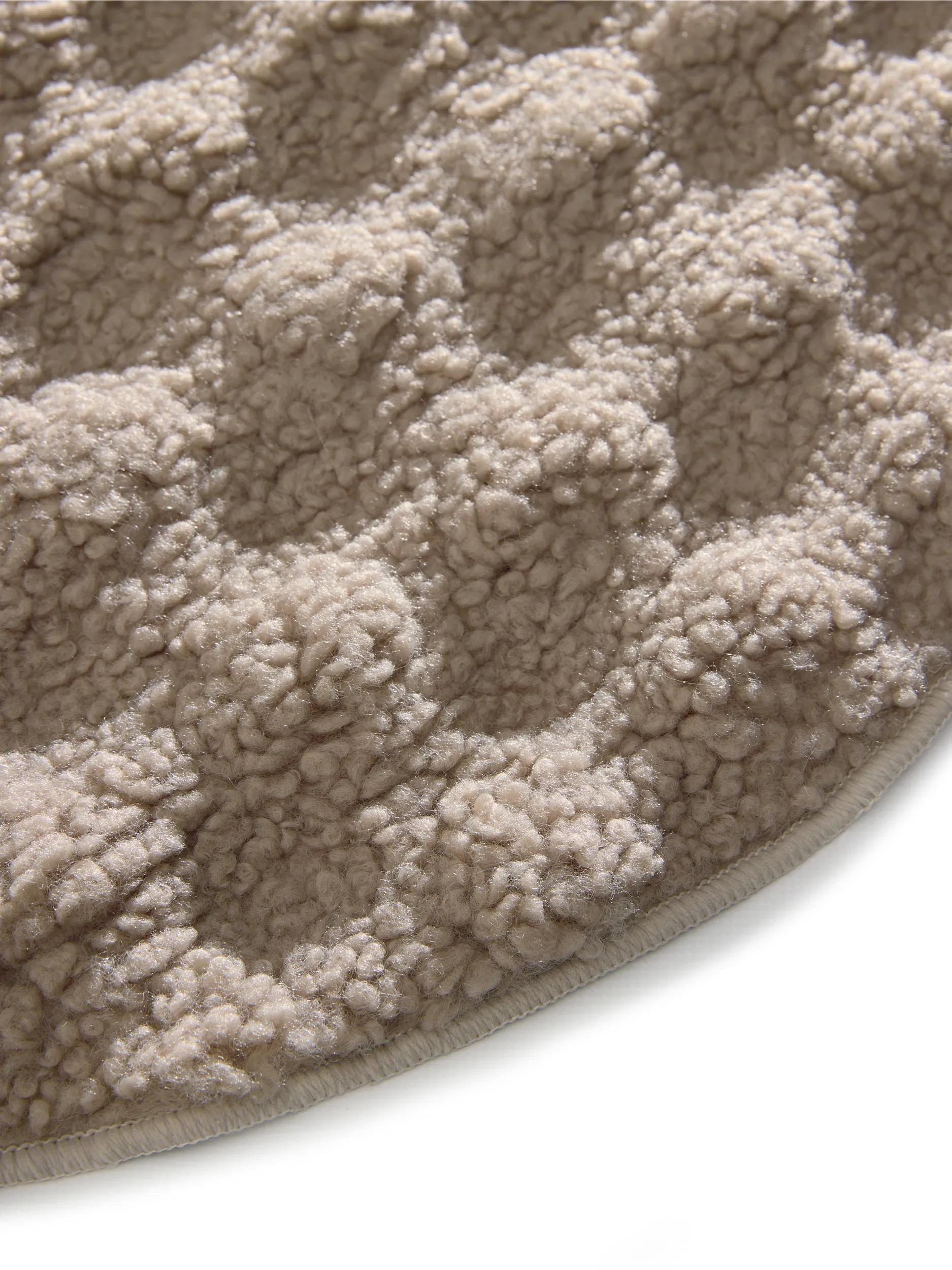 Washable Rug Ted Light Grey