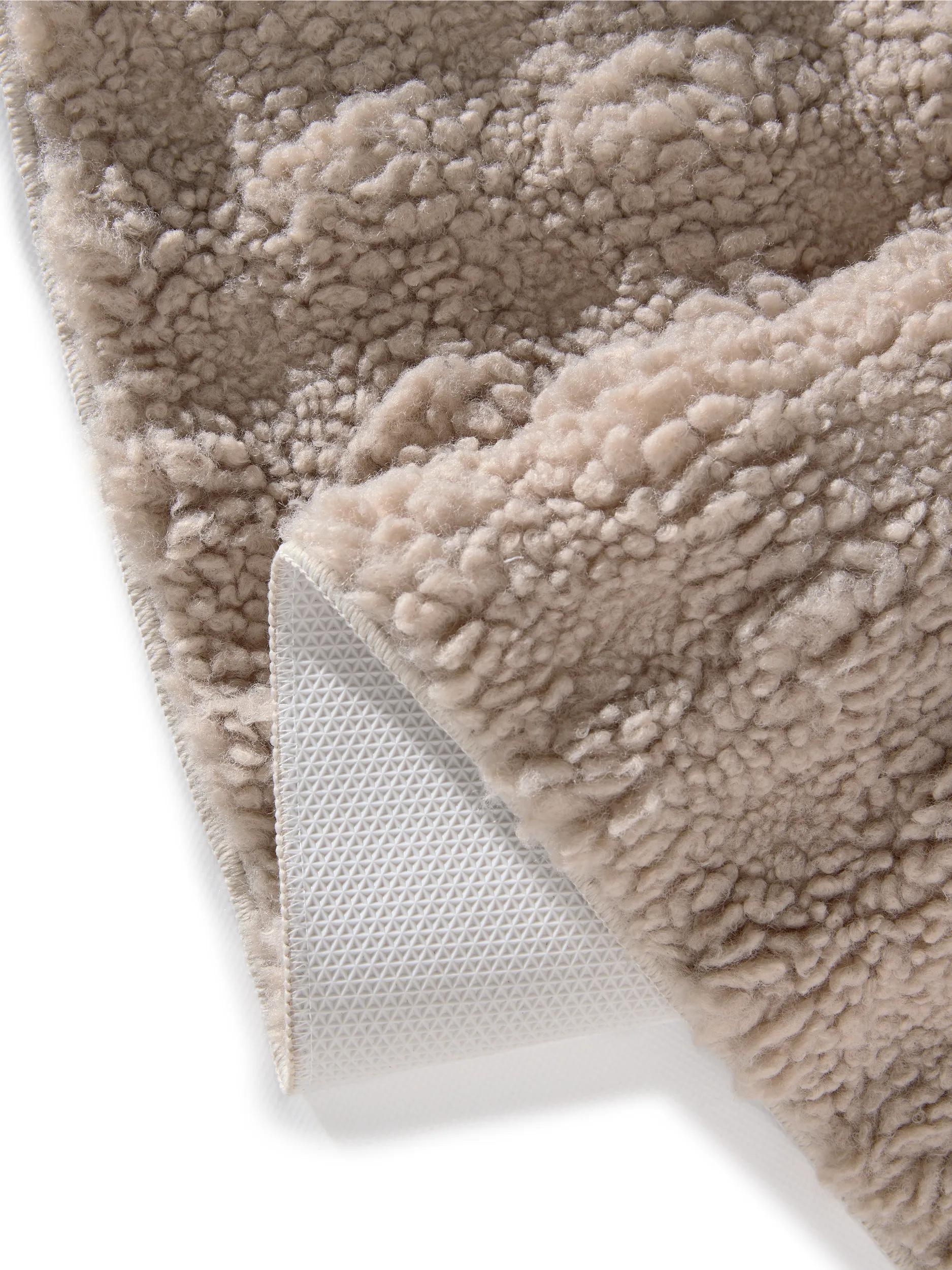 Washable Rug Ted Light Grey