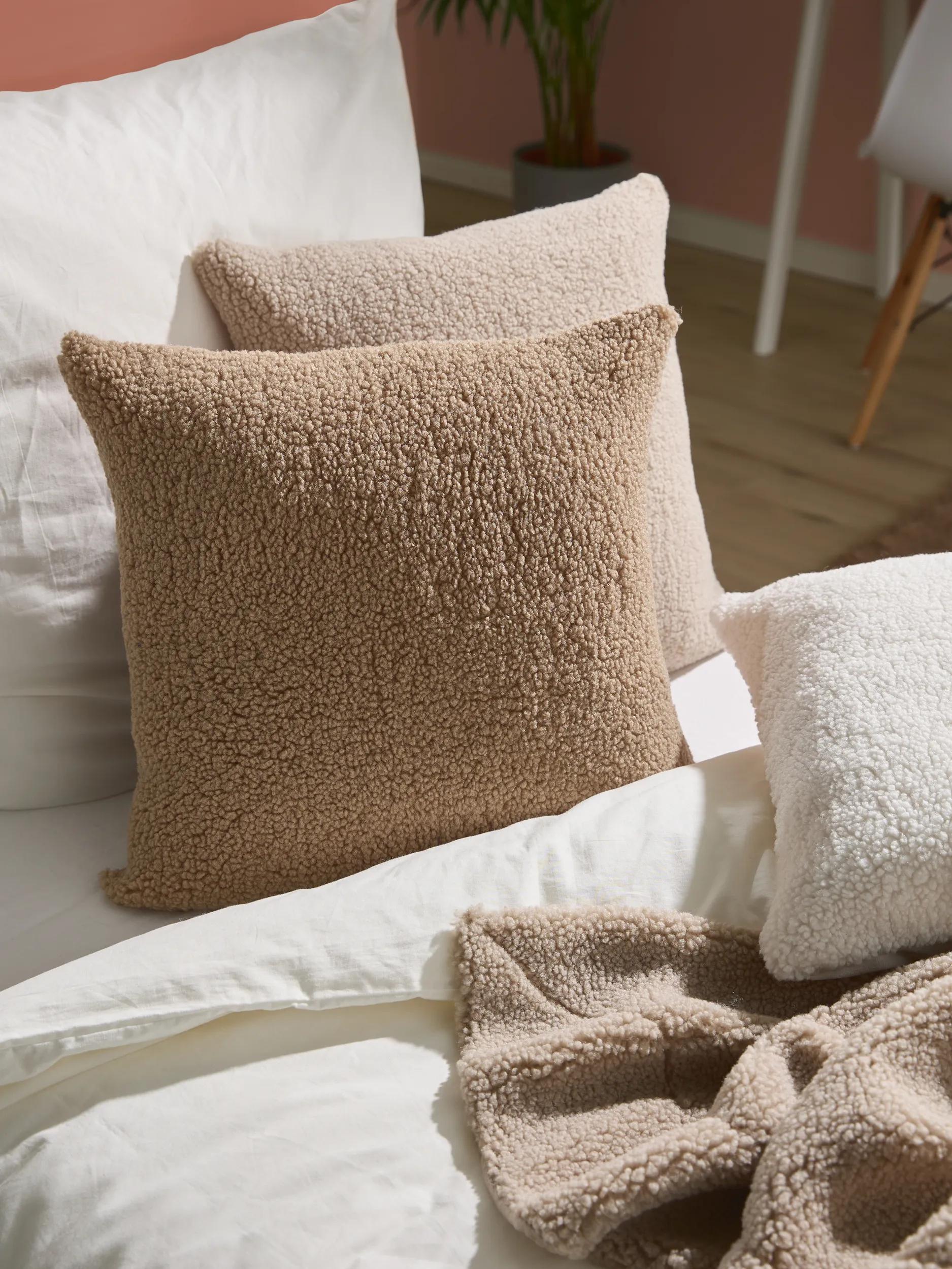 Cushion Cover Ted Light Brown