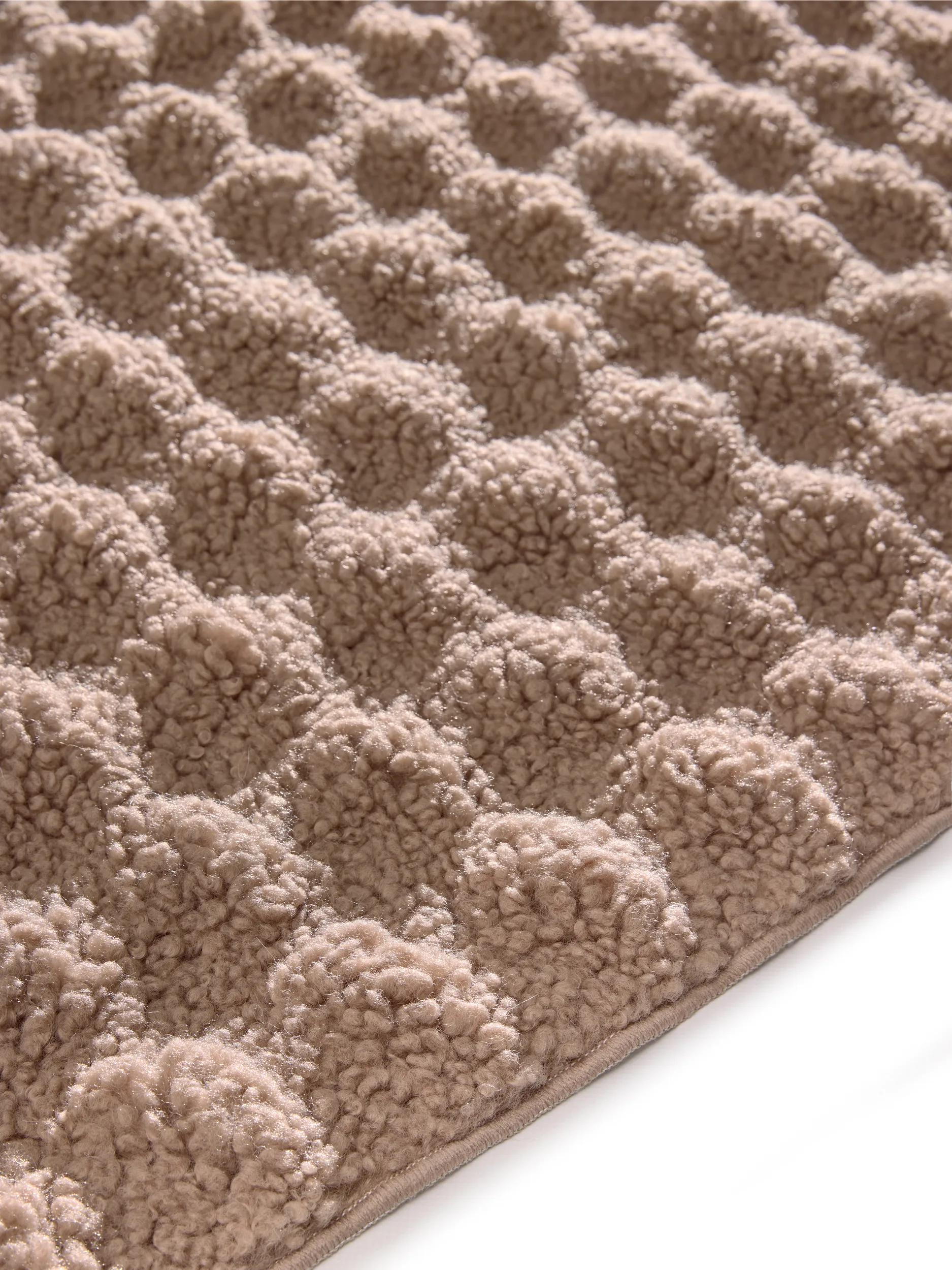 Washable Rug Ted Light Brown