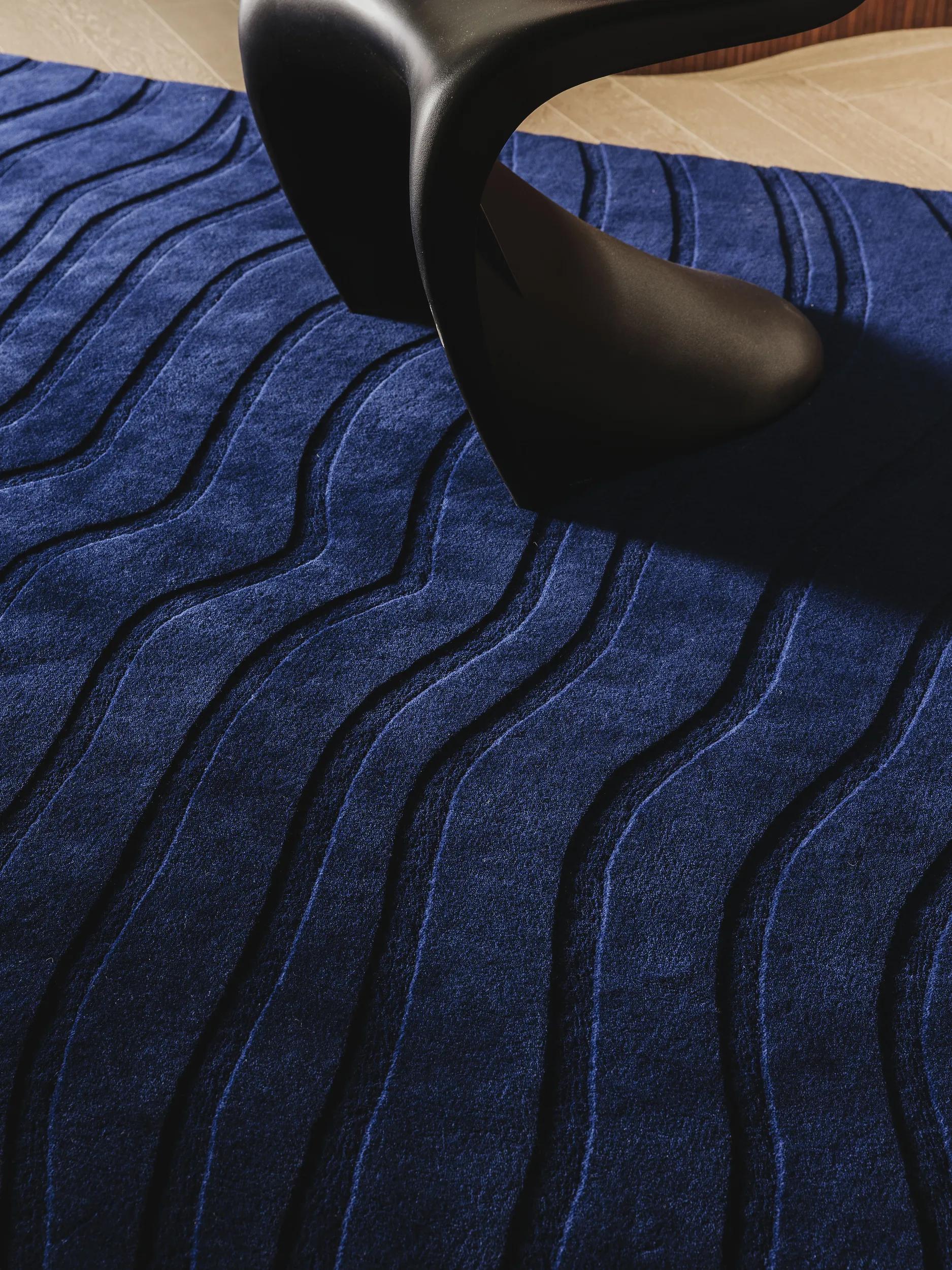 Wool Rug Terra Blue