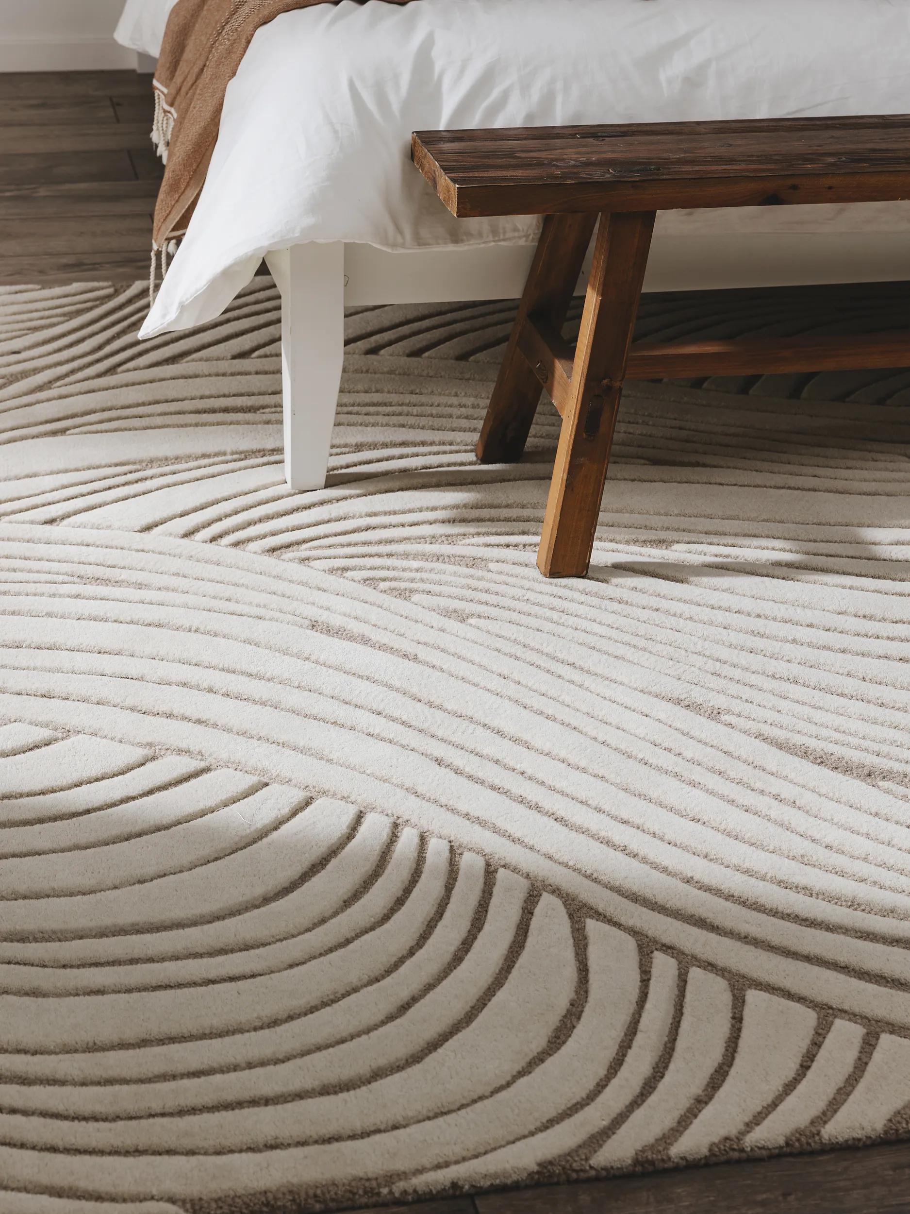 Wool Rug Tess Cream/Taupe