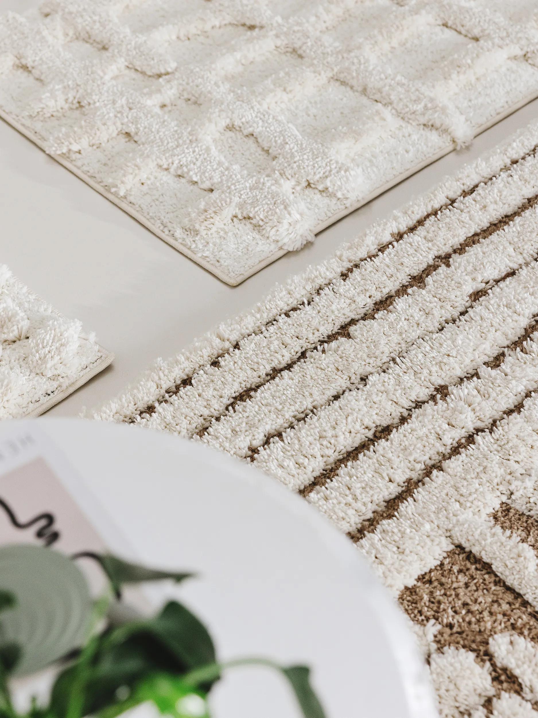 Shaggy rug Tibo Cream/Beige