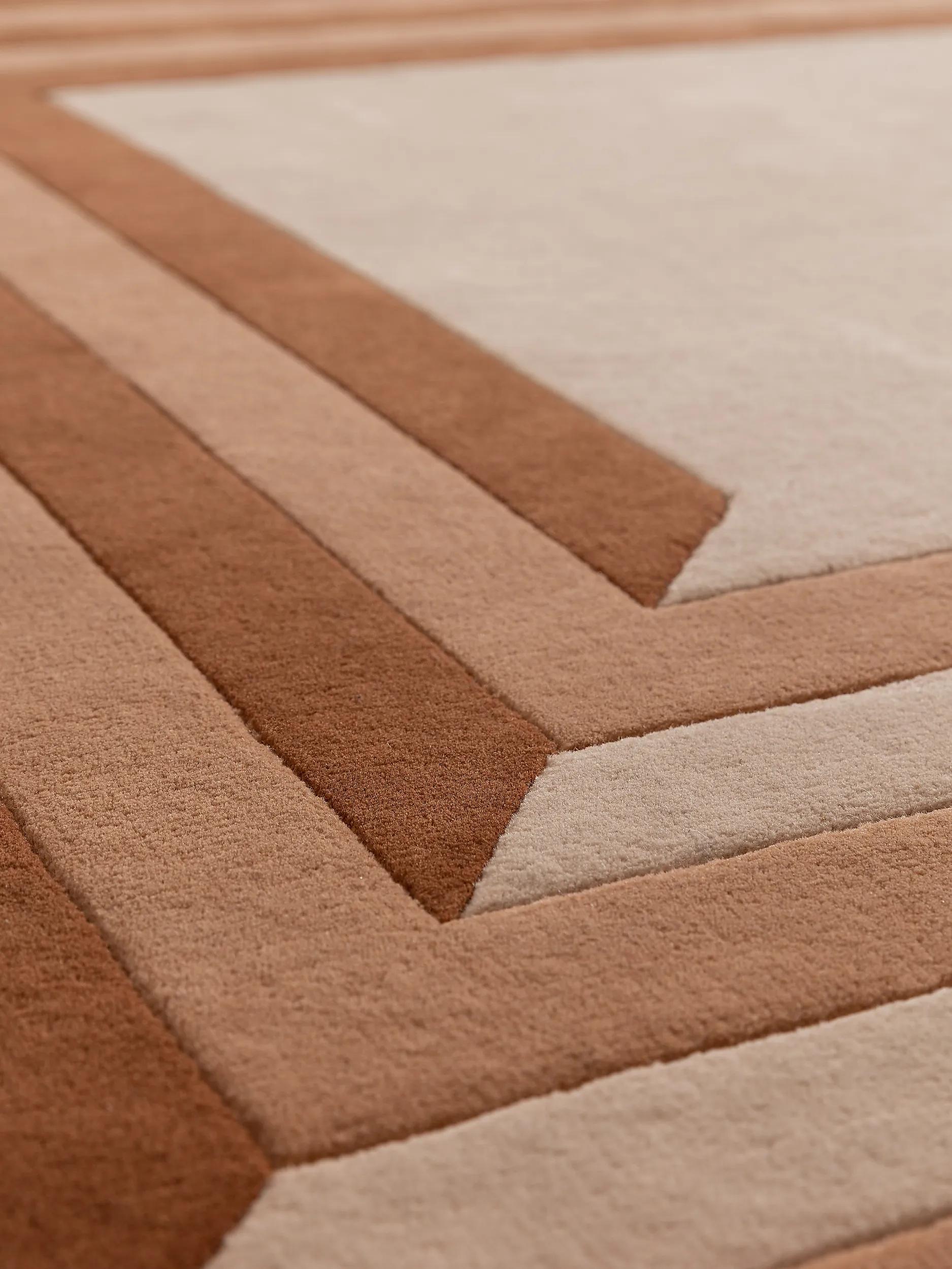 Wool Rug Tilo Terracotta