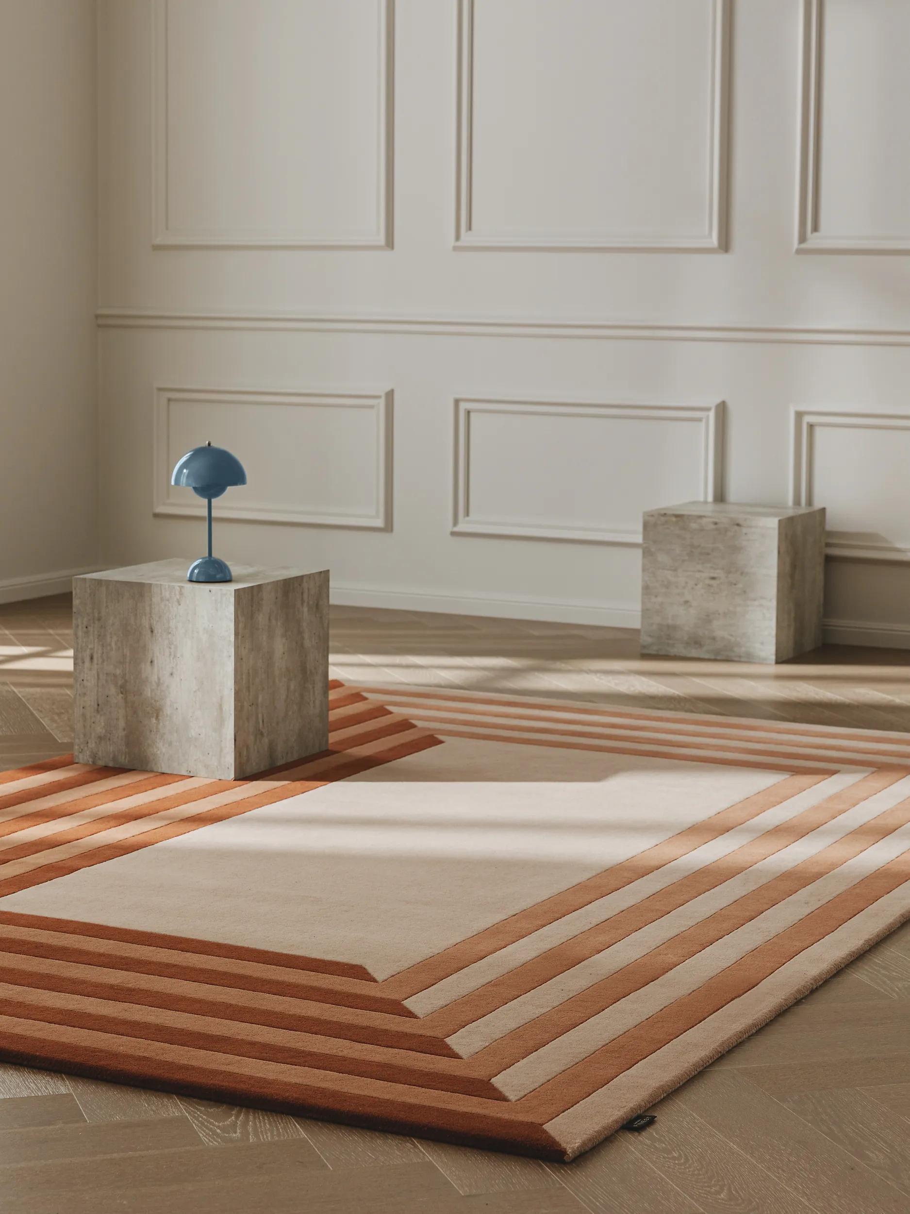 Wool Rug Tilo Terracotta