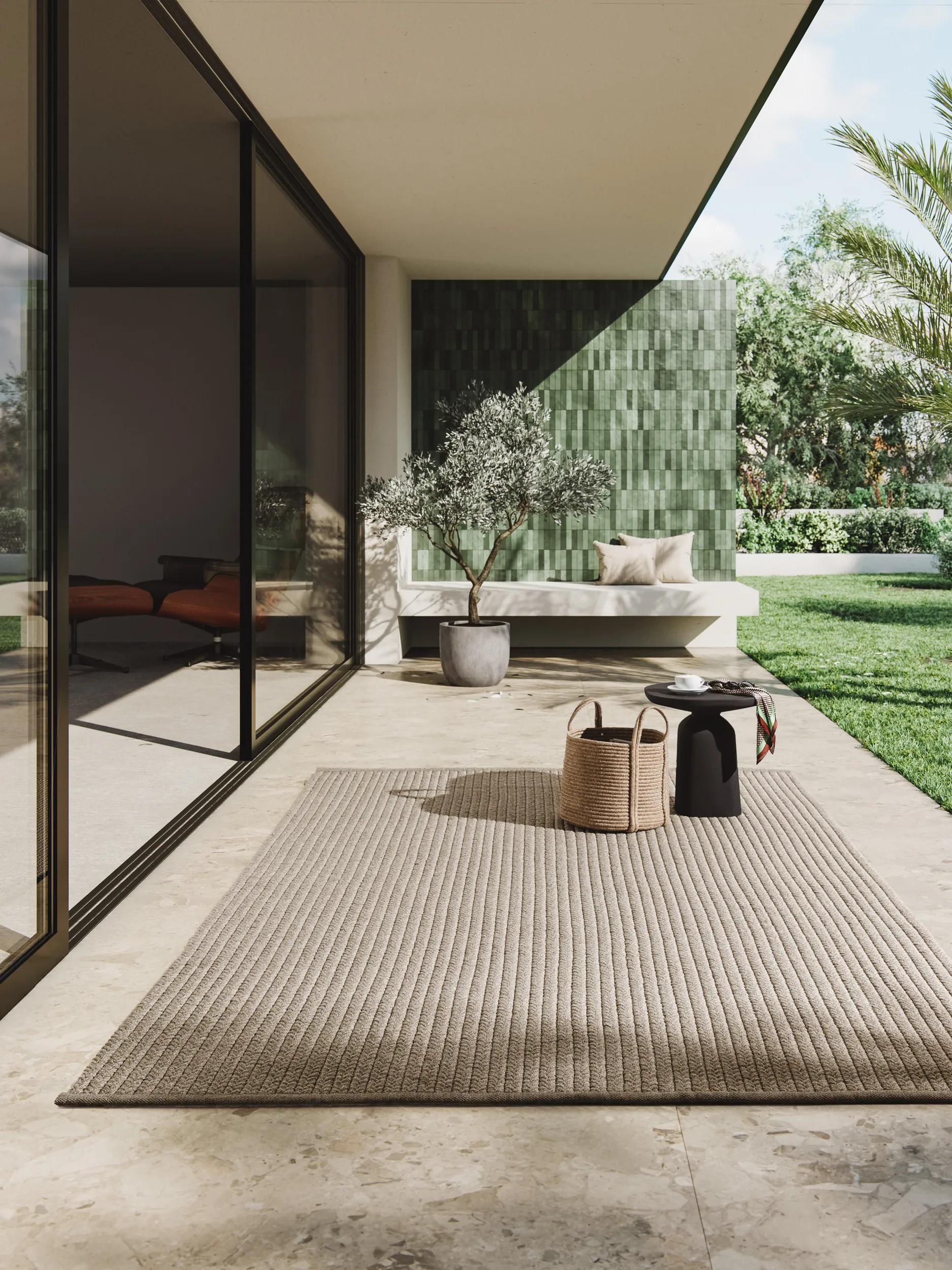 In- & Outdoor Rug Timeo Grey