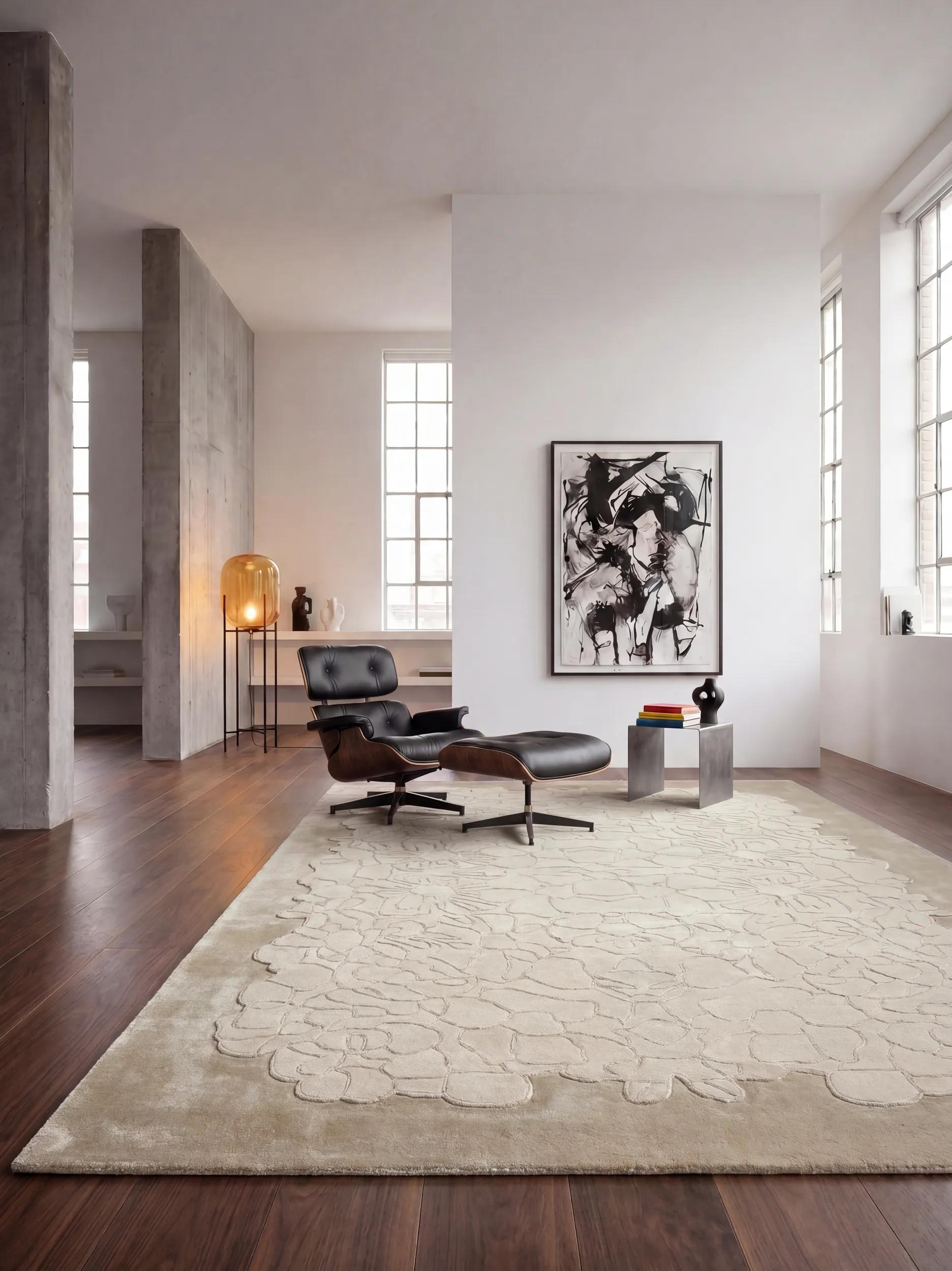 Wool Rug Tizian Cream/Beige