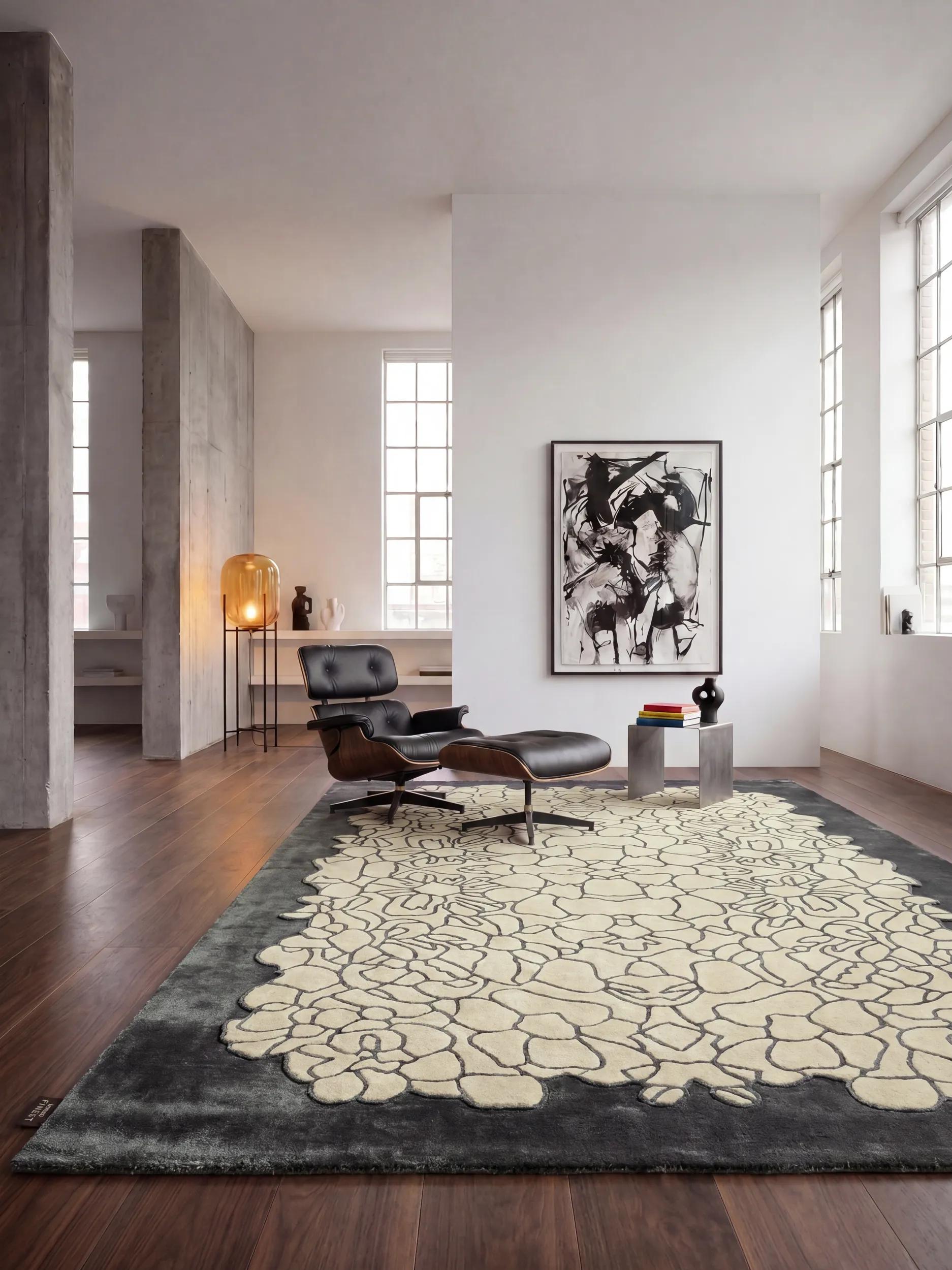 Rug Tizian Black/White