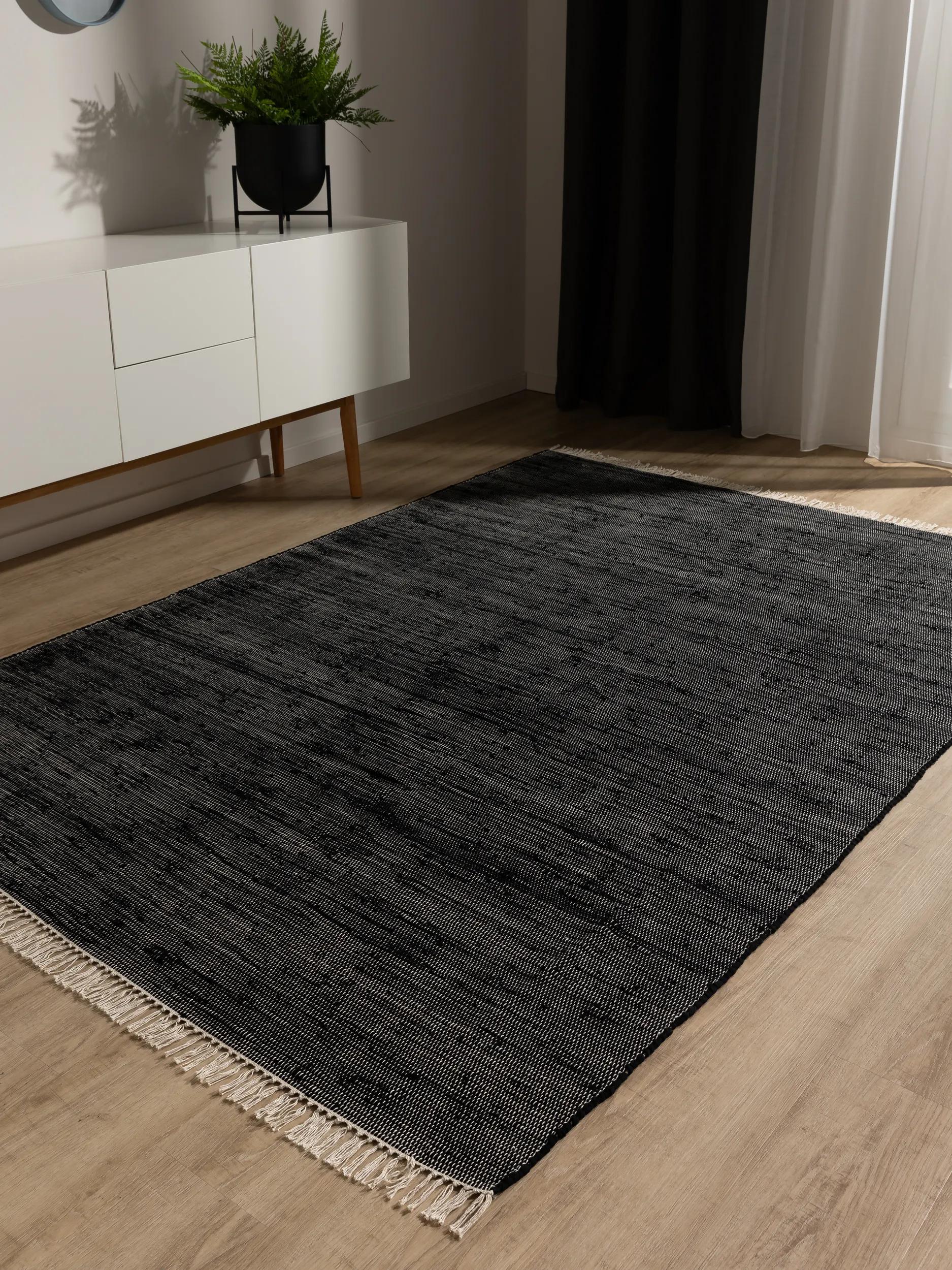 Rug made from recycled material Tom Black