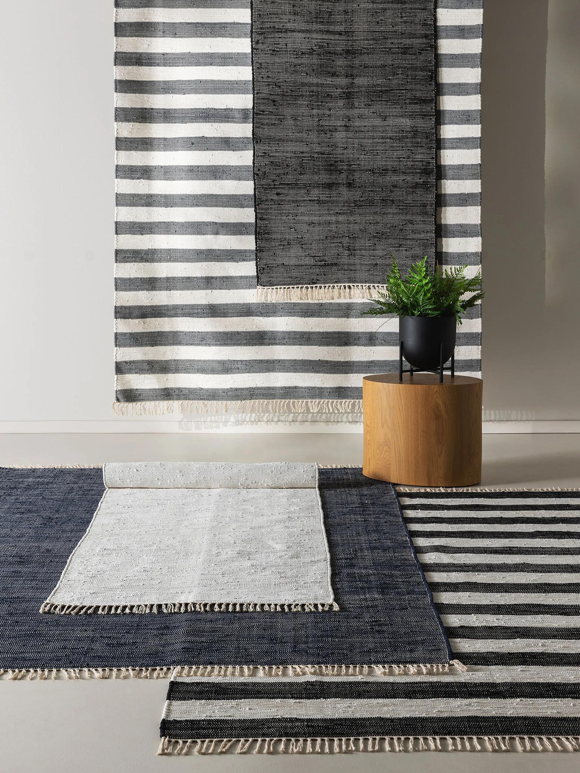 Rug made from recycled material Tom Black