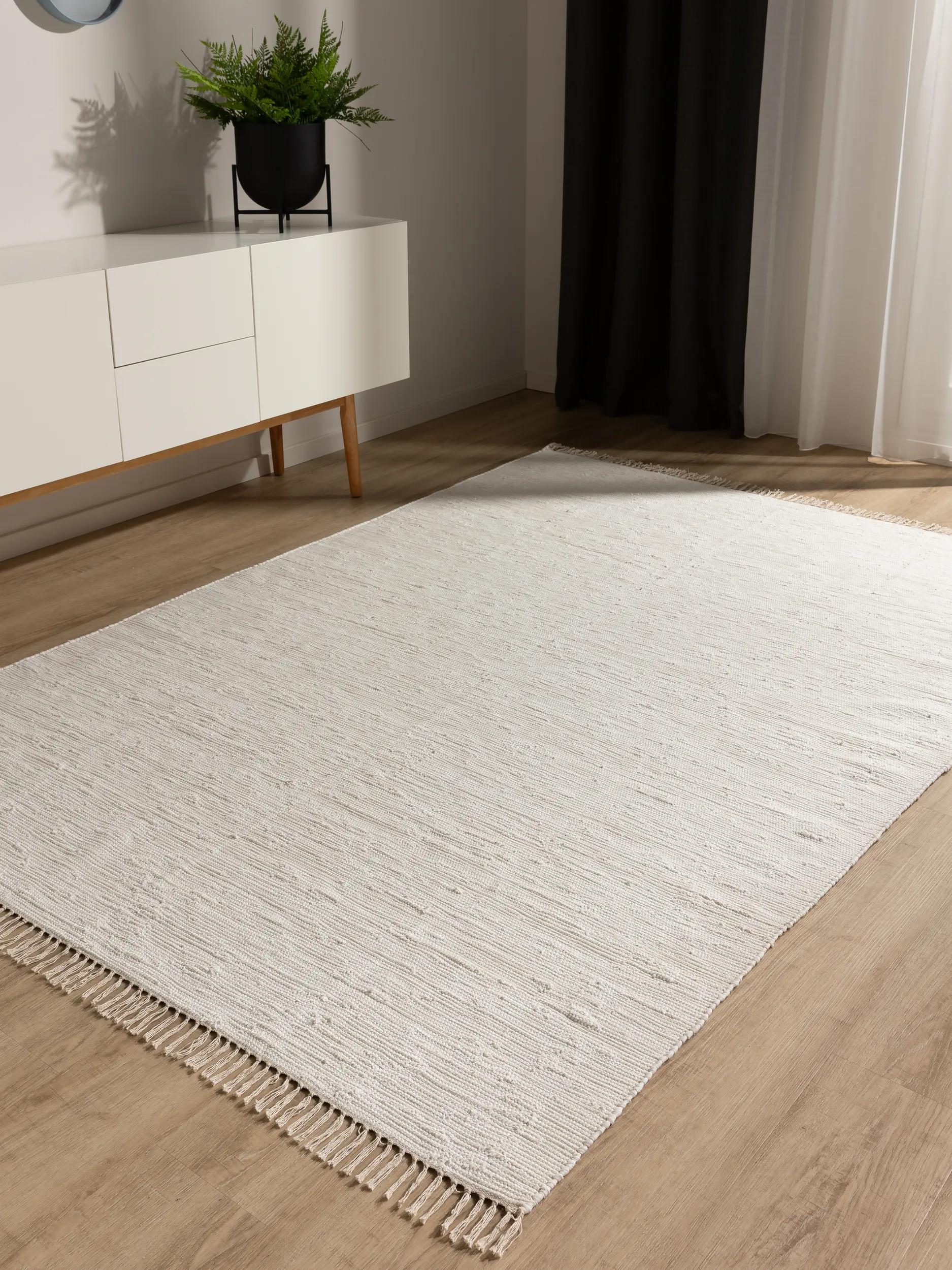 Rug made from recycled material Tom Cream