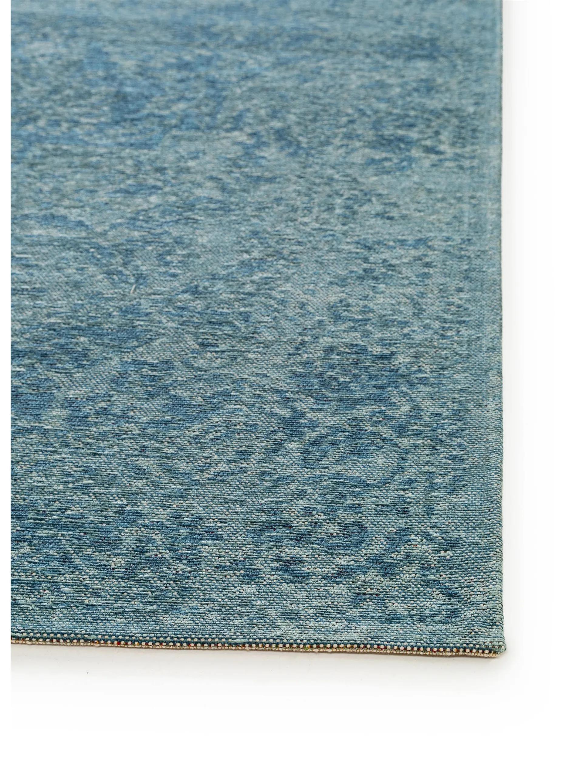 Tapis à Tissage Plat Tosca Bleu