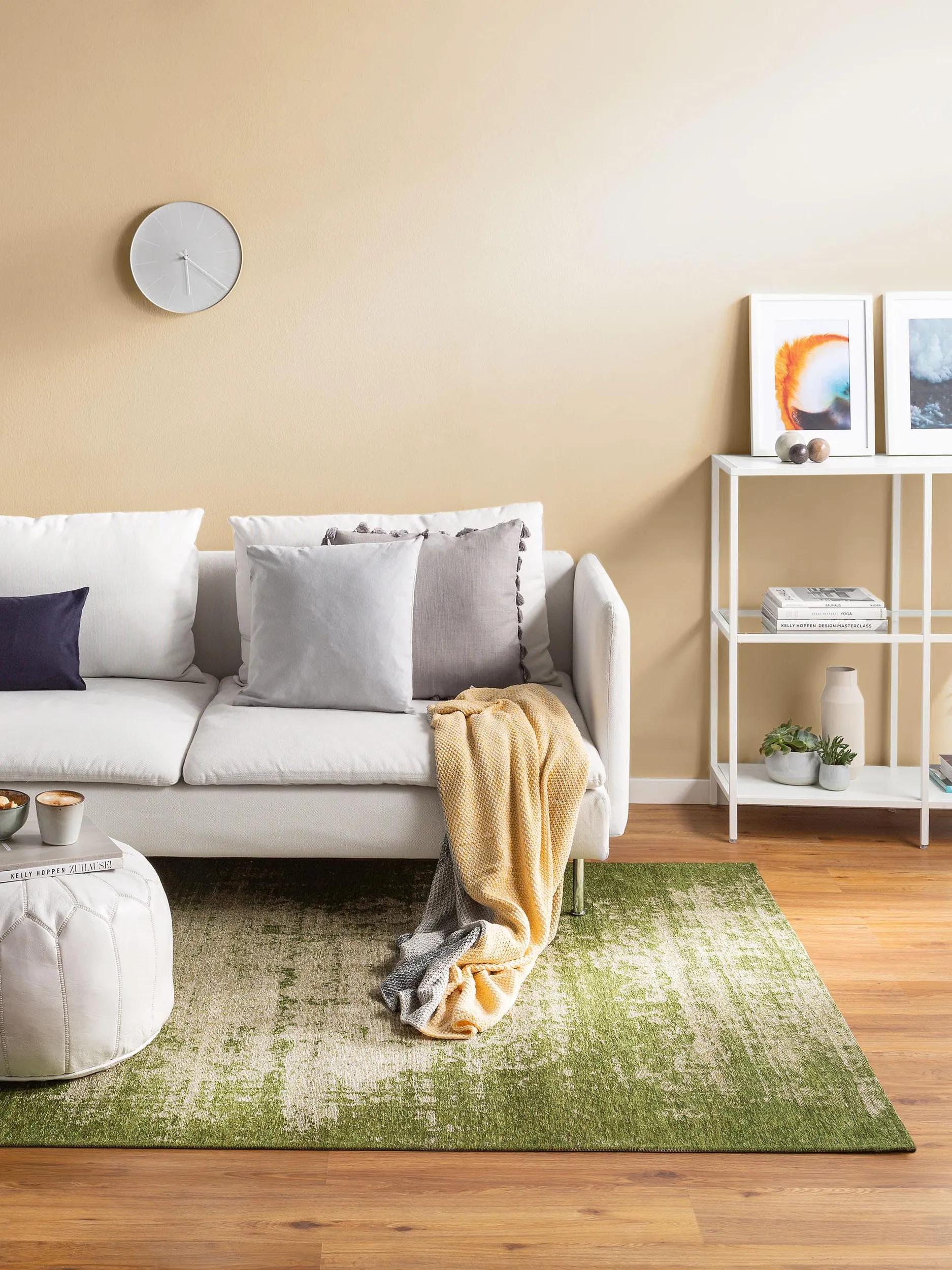 Flat Weave Rug Tosca Green