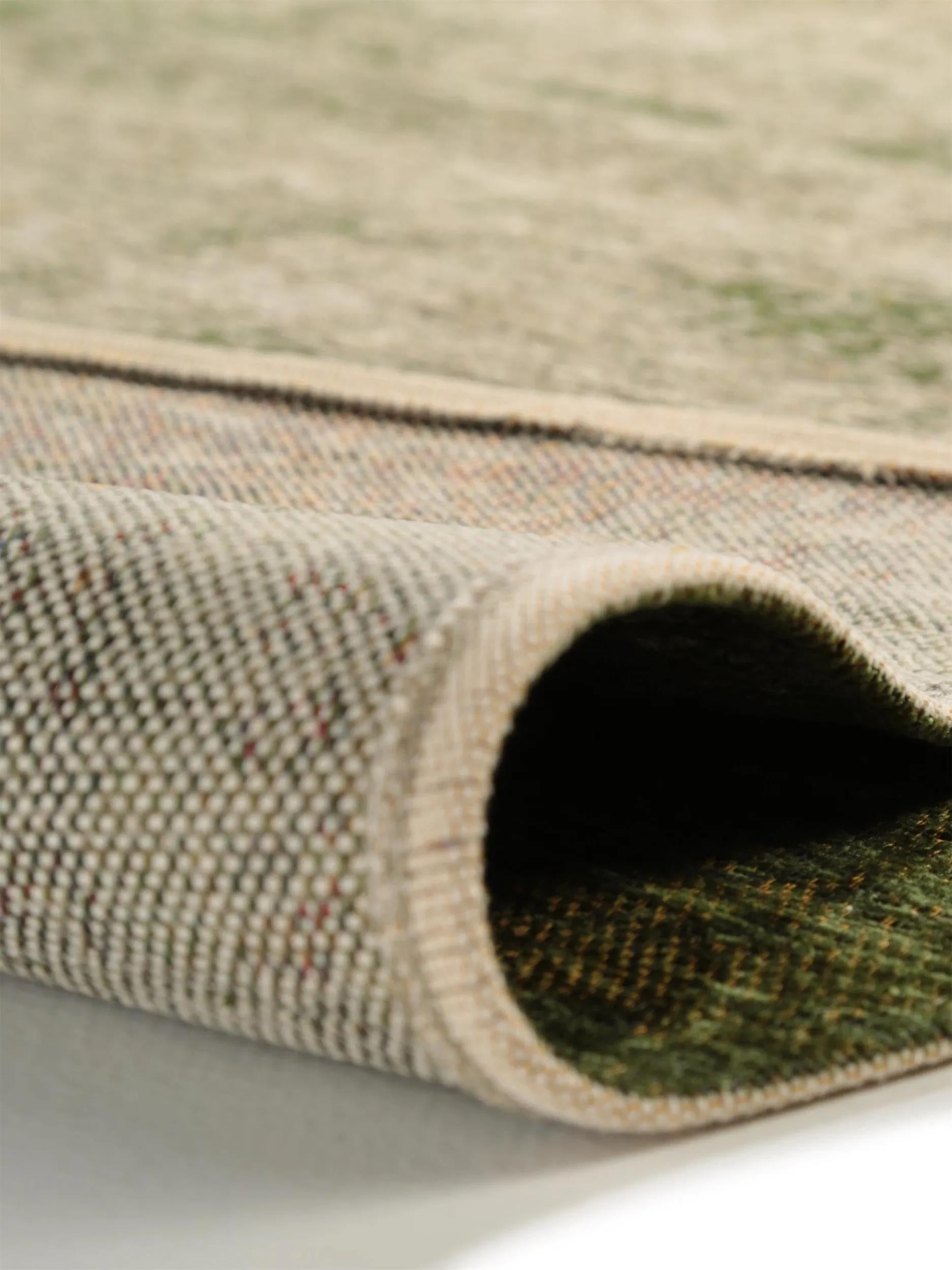 Flat Weave Rug Tosca Green