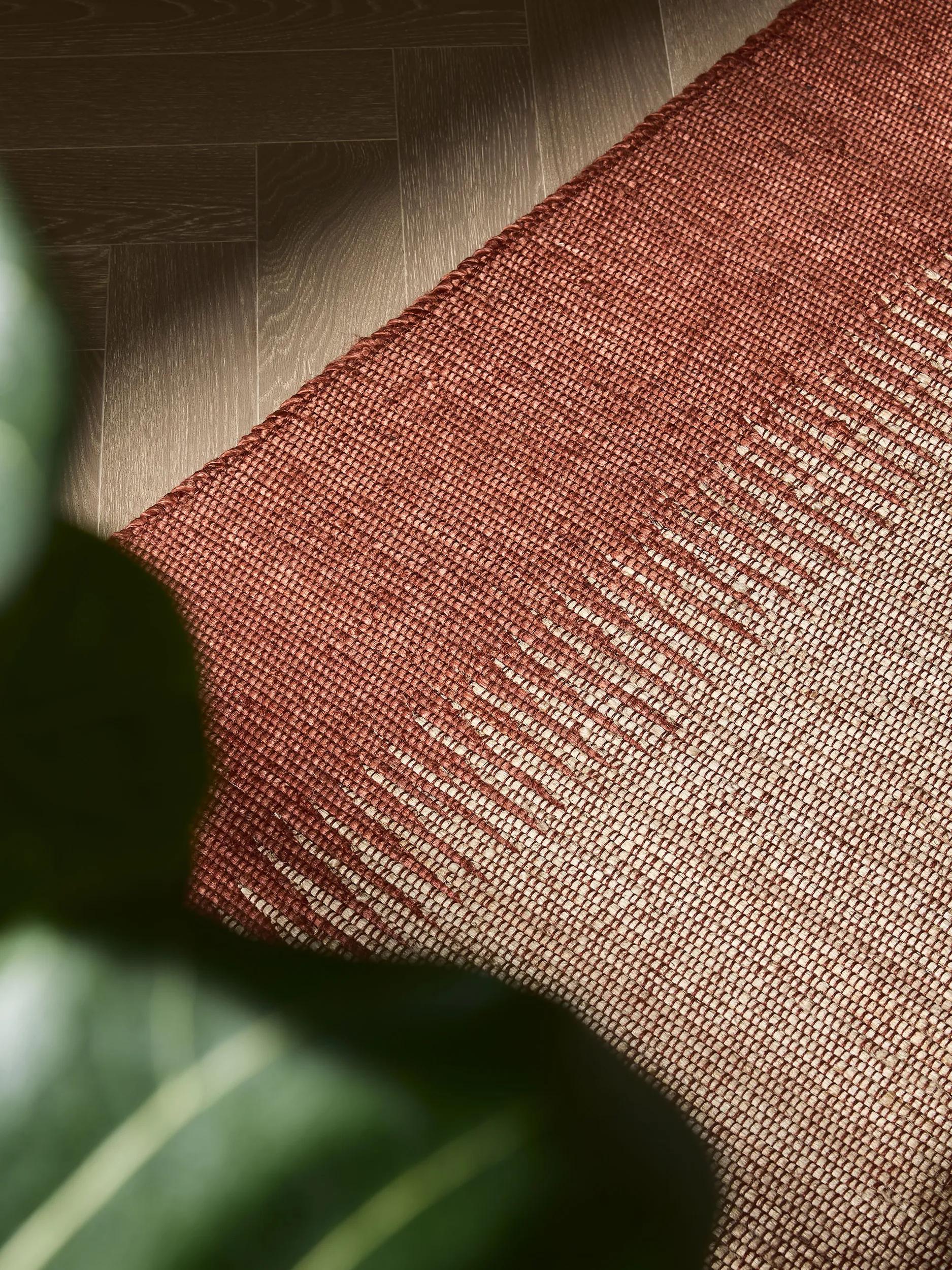 Jute Rug Tulsi Terracotta