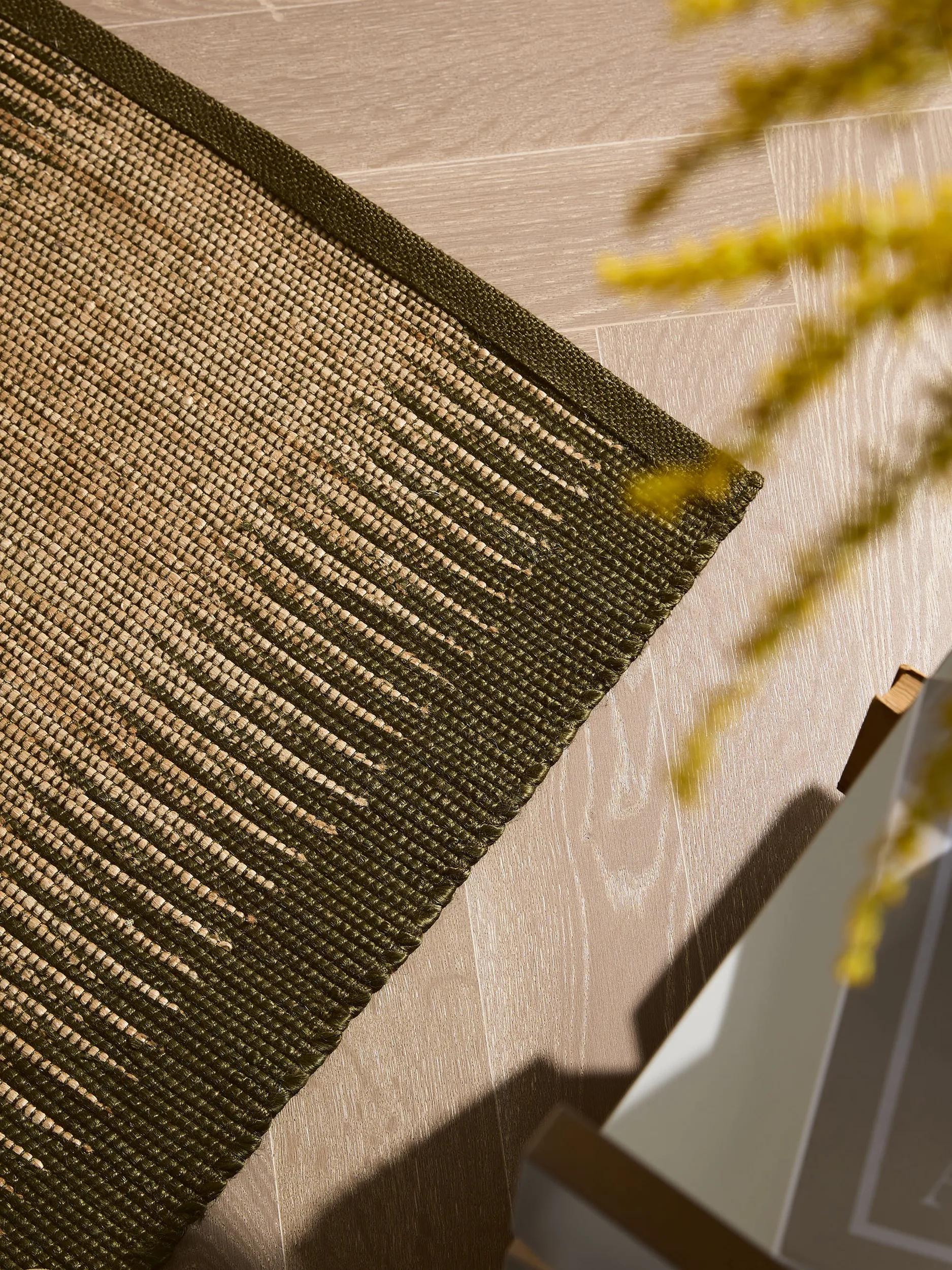 Jute Rug Tulsi Green