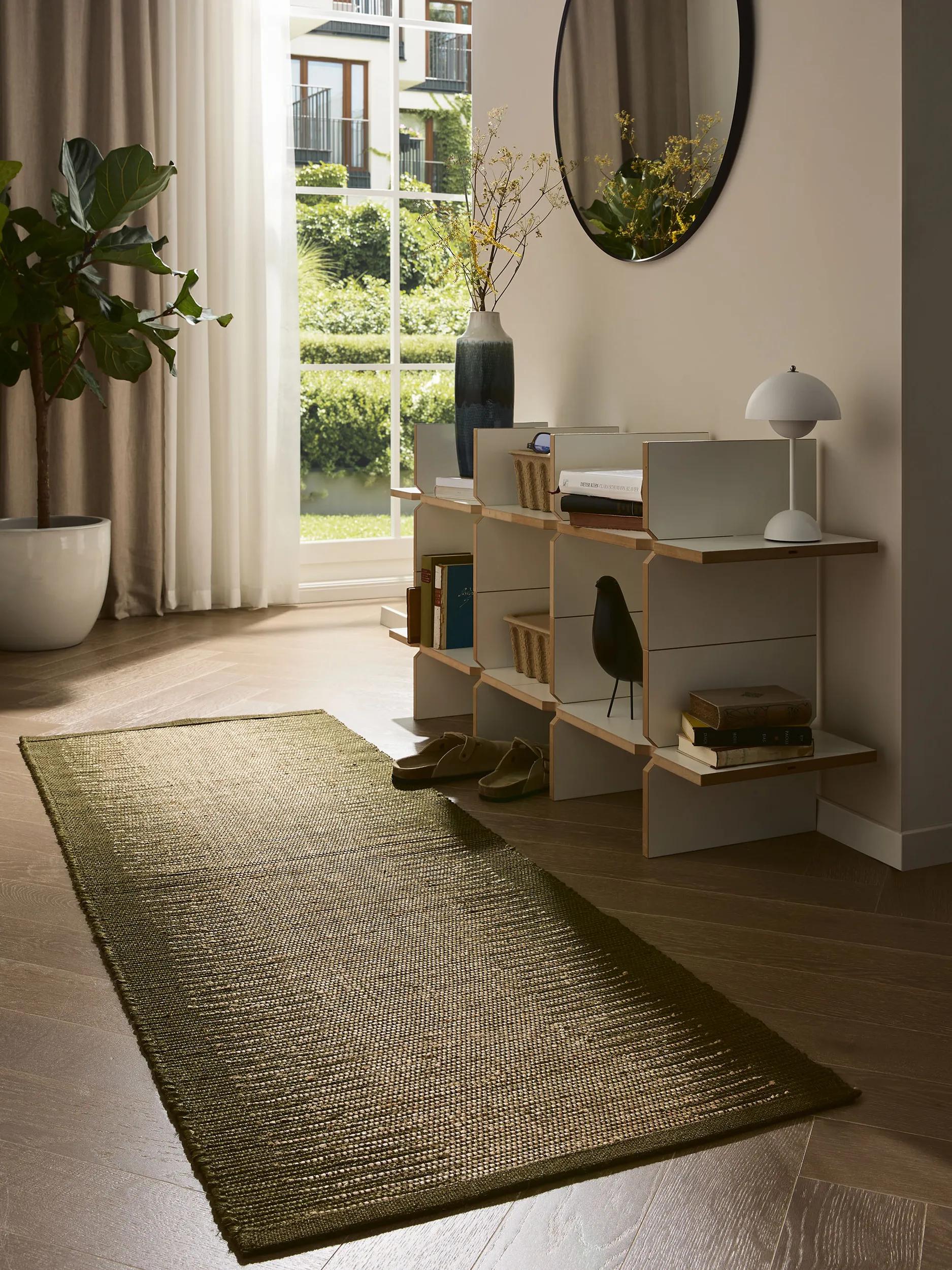 Jute Rug Tulsi Green