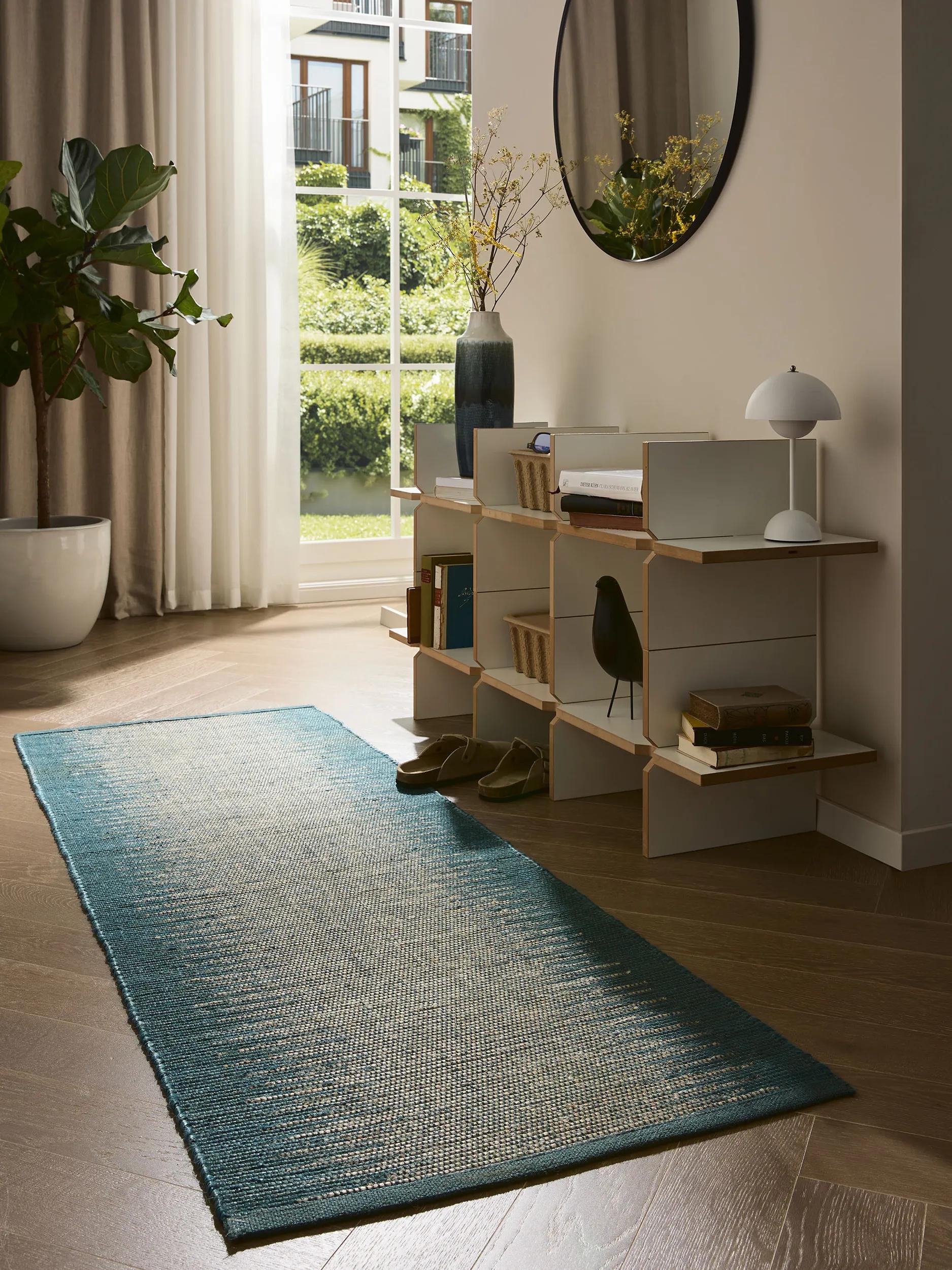 Jute Rug Tulsi Blue