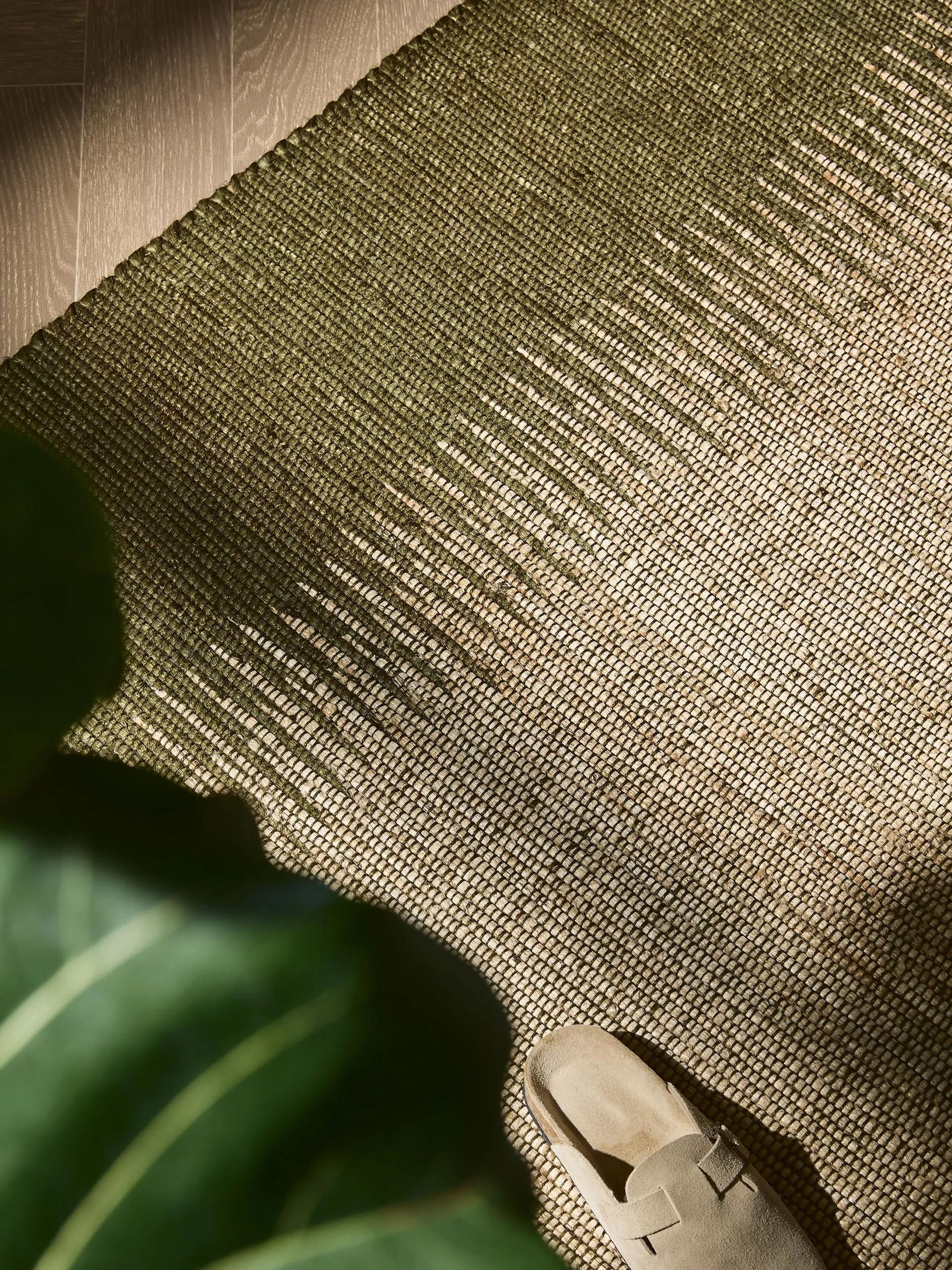 Jute Rug Tulsi Green