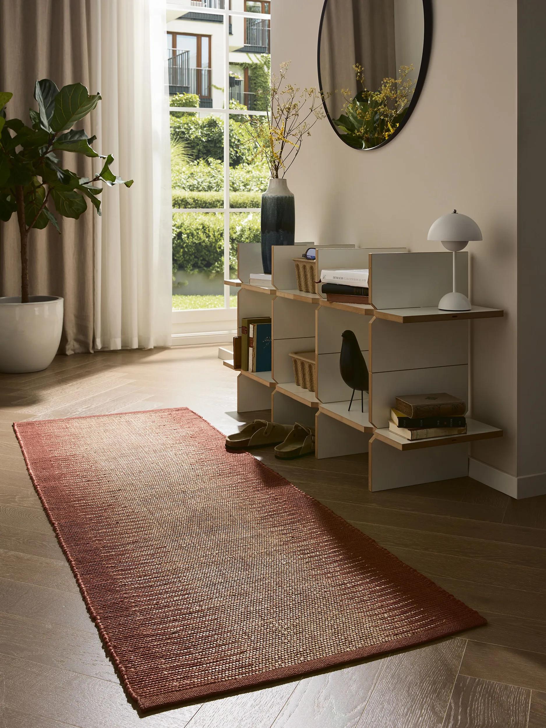 Jute Rug Tulsi Terracotta
