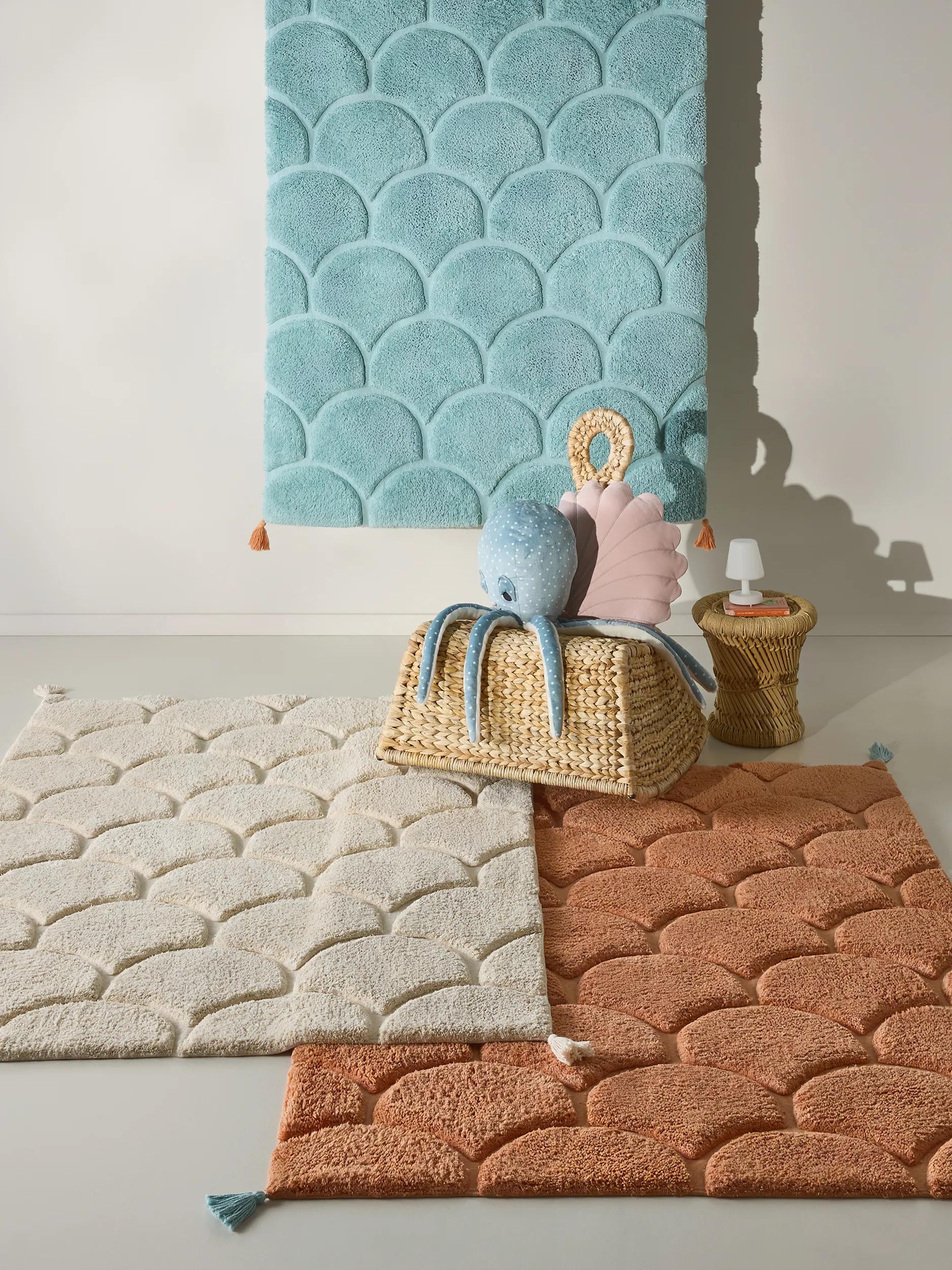 Washable Kid´s Rug Undine Orange