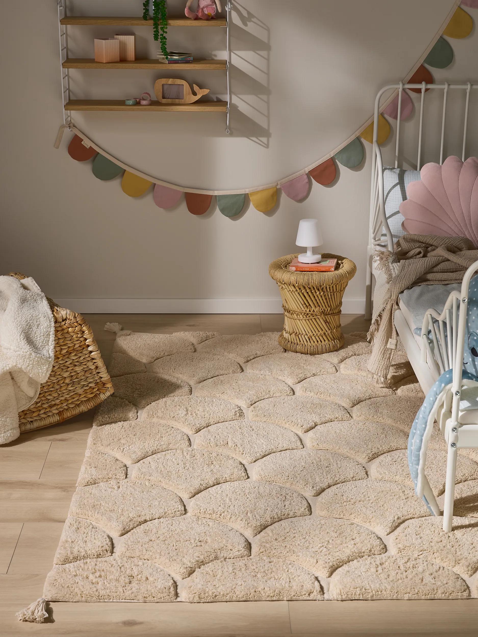 Washable Kid´s Rug Undine Cream