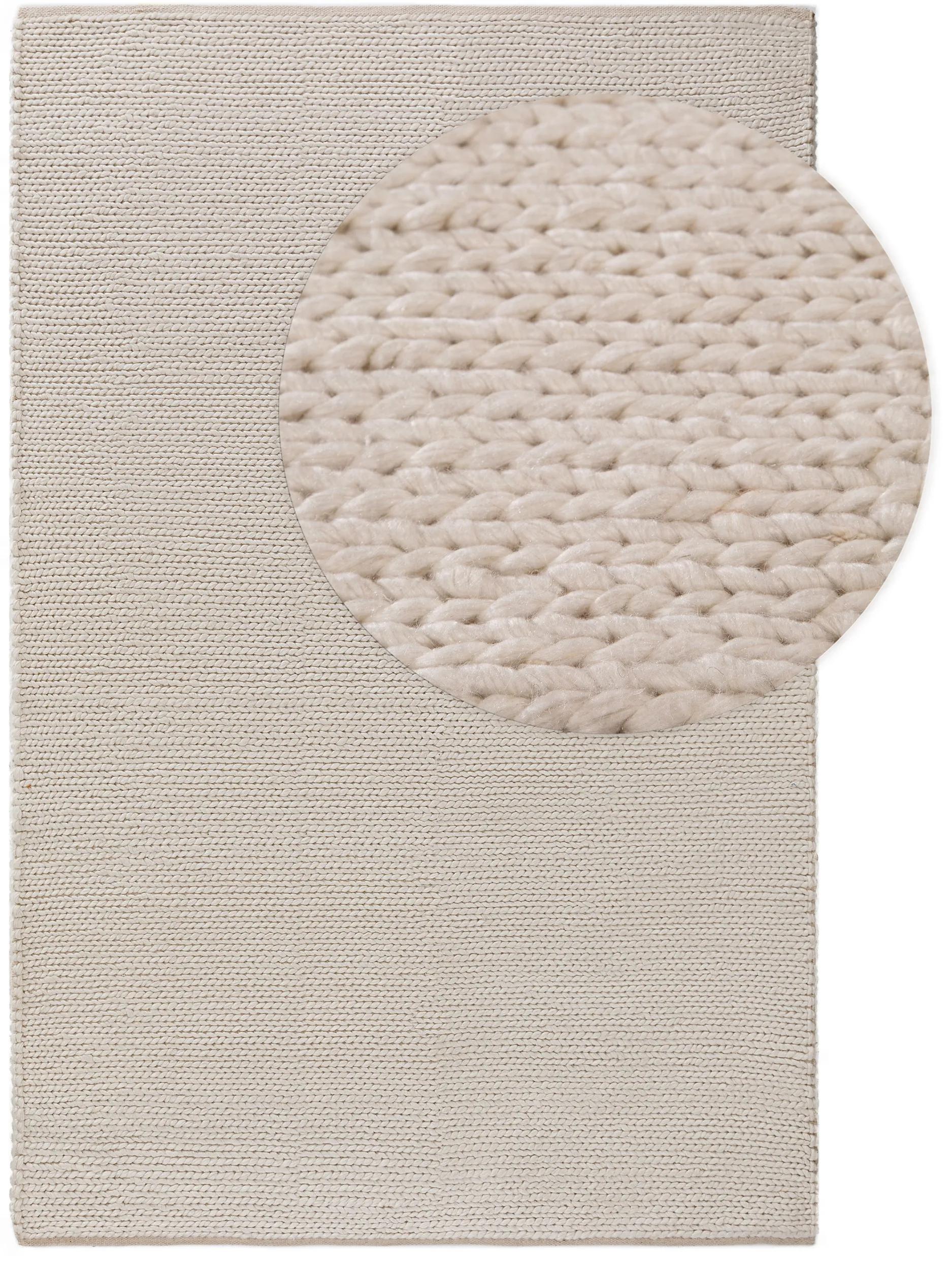 Wool Rug Uno Cream