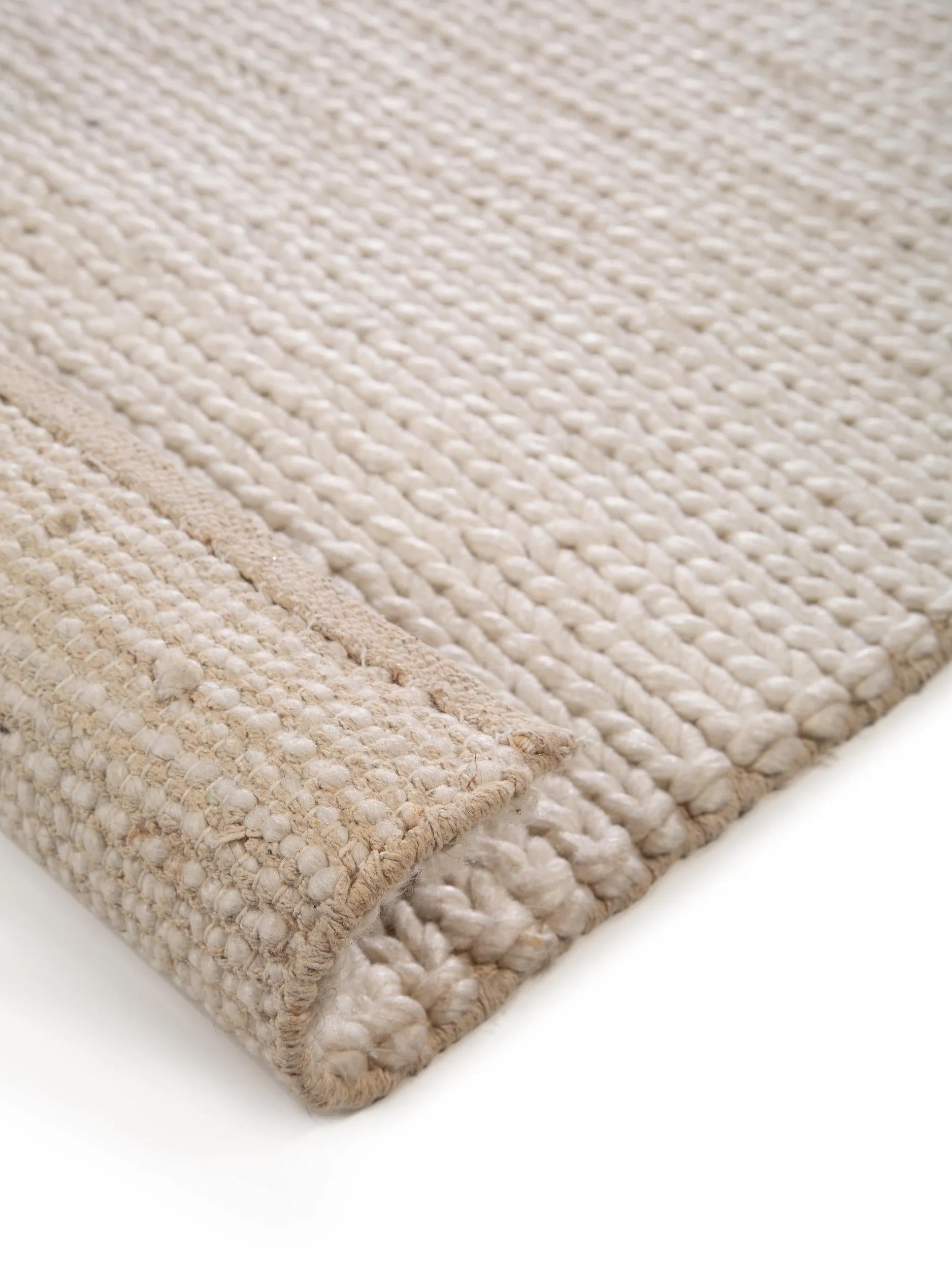 Wool Rug Uno Cream
