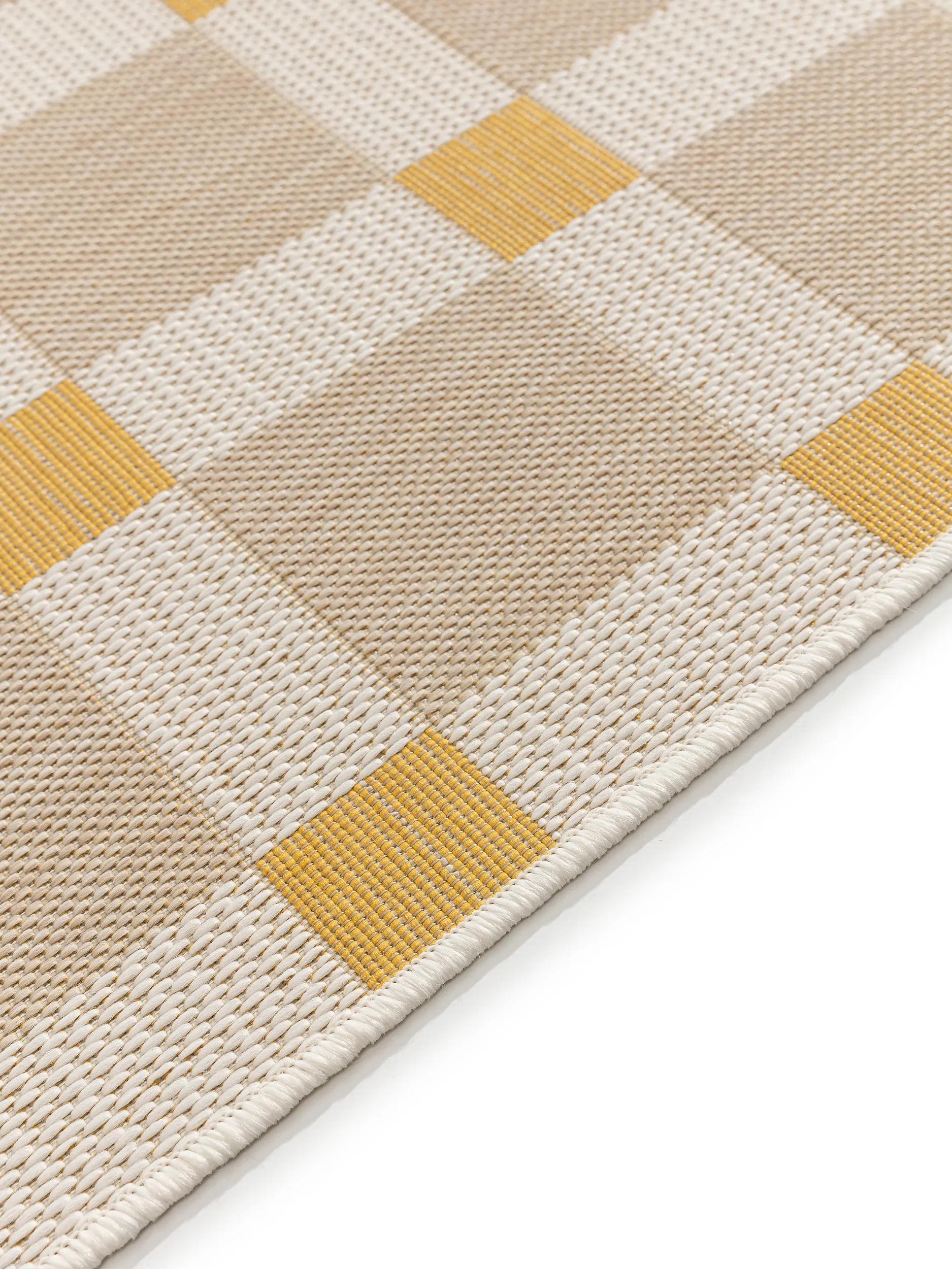 In- & Outdoor Runner Vega Beige/Yellow