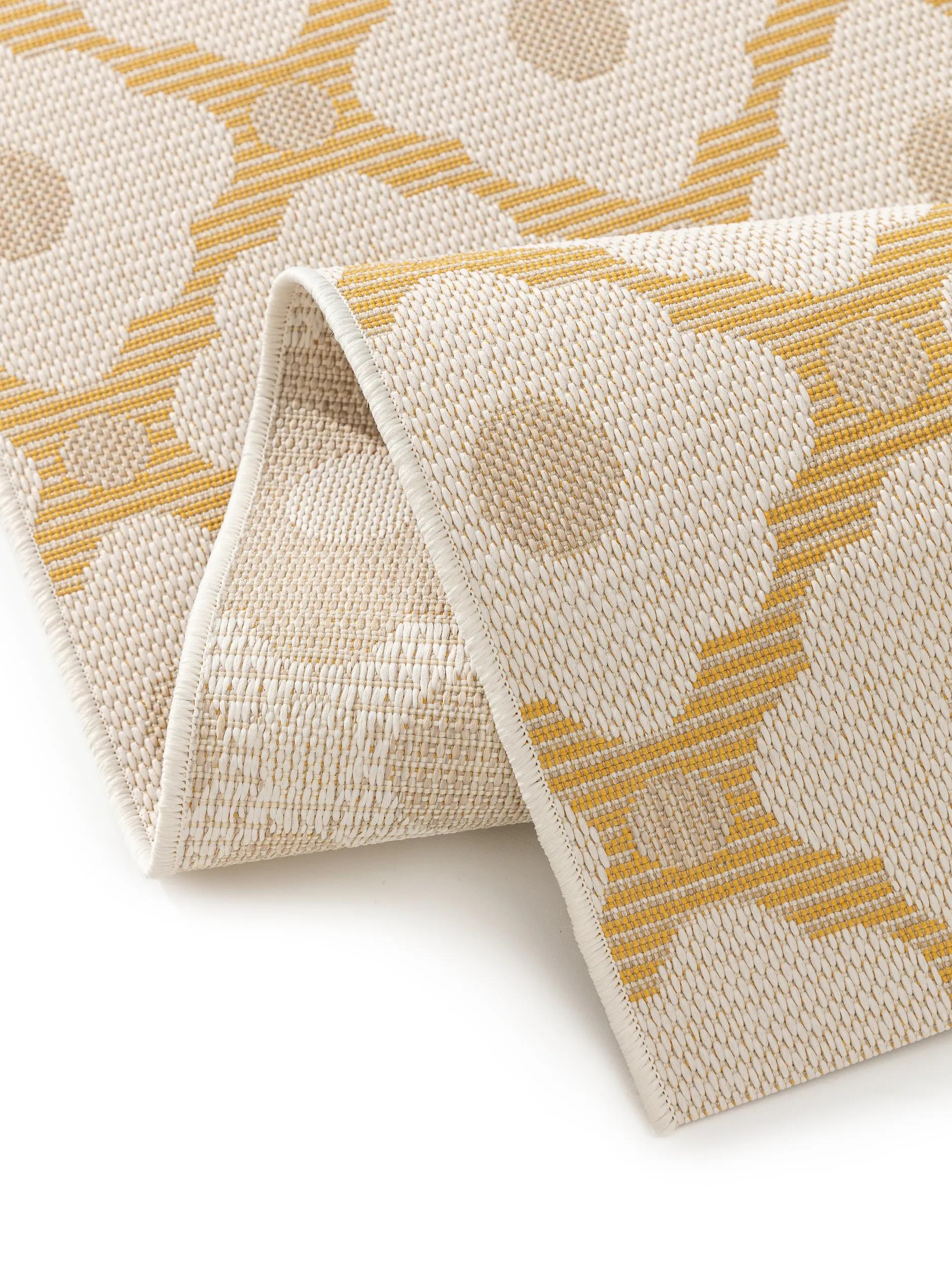 In- & Outdoor Runner Vega Beige/Yellow