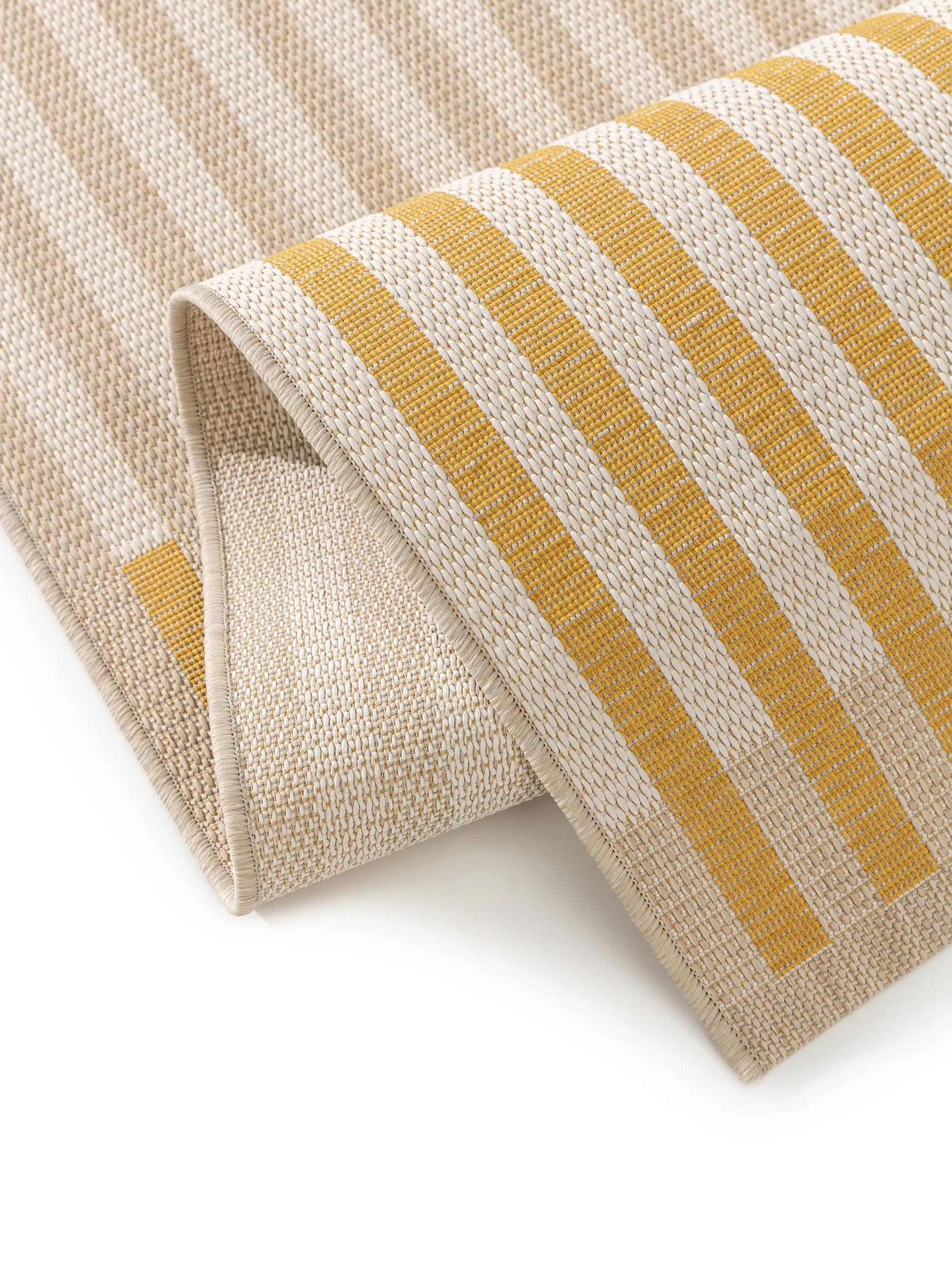 In- & Outdoor Runner Vega Beige/Yellow