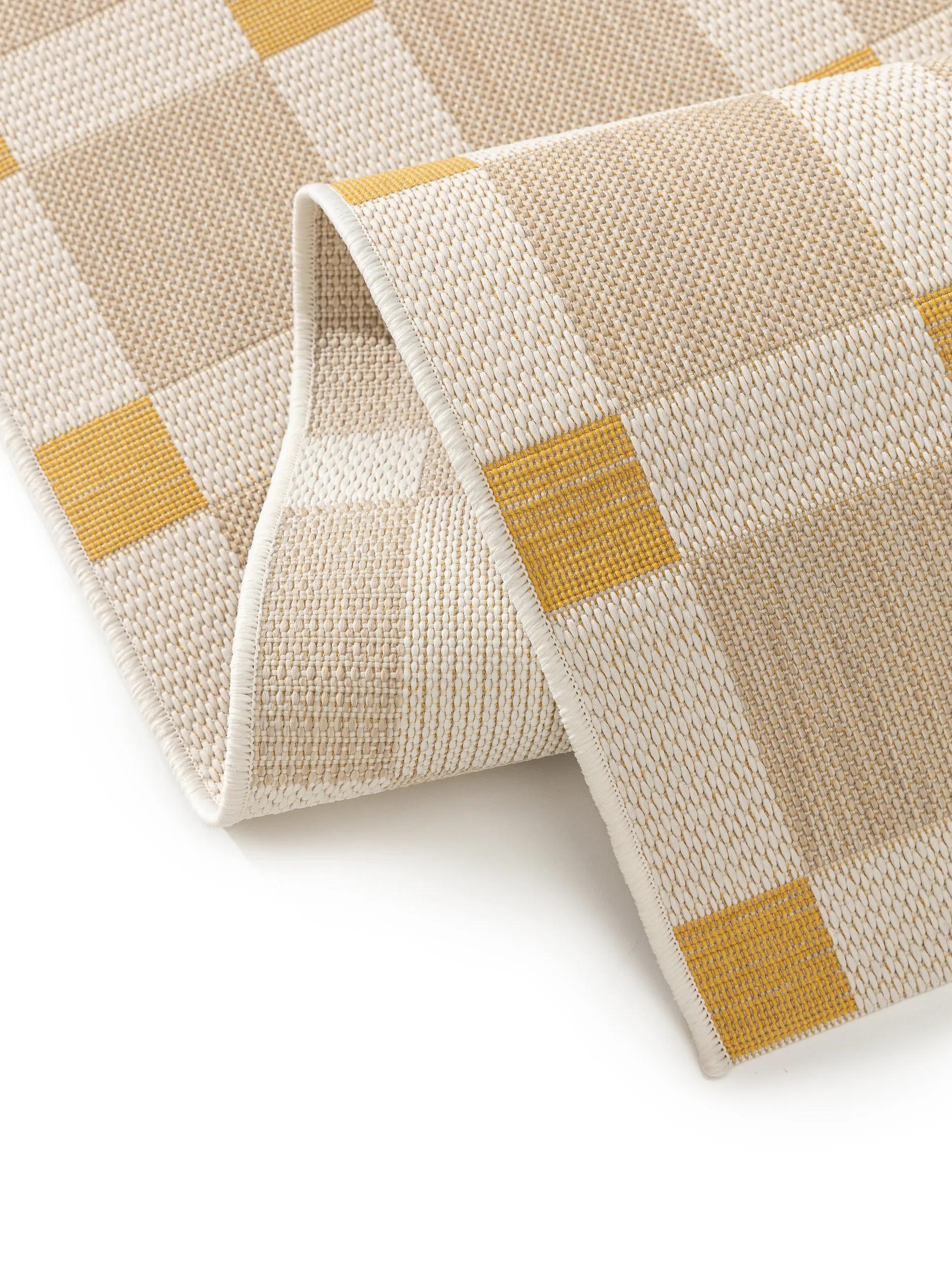 In- & Outdoor Runner Vega Beige/Yellow