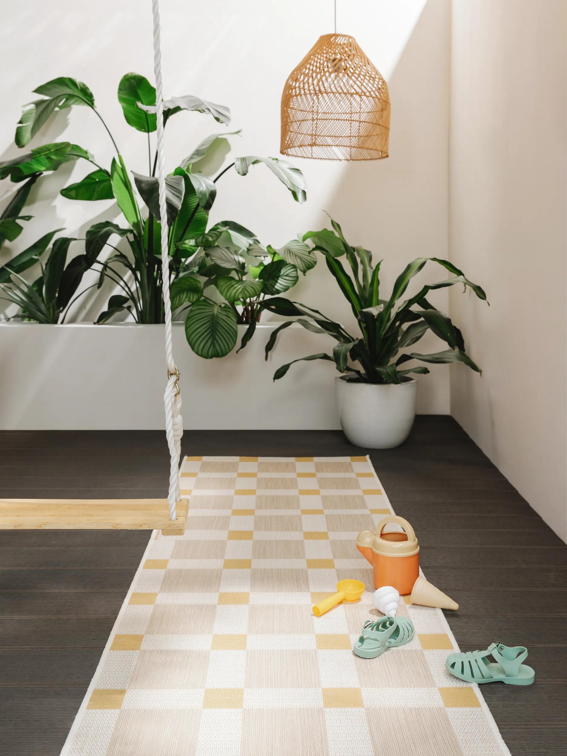 In- & Outdoor Runner Vega Beige/Yellow