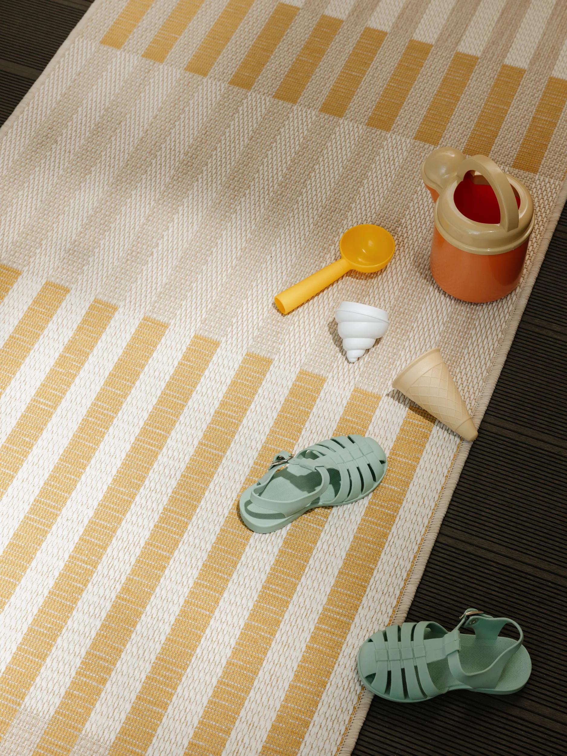 In- & Outdoor Runner Vega Beige/Yellow