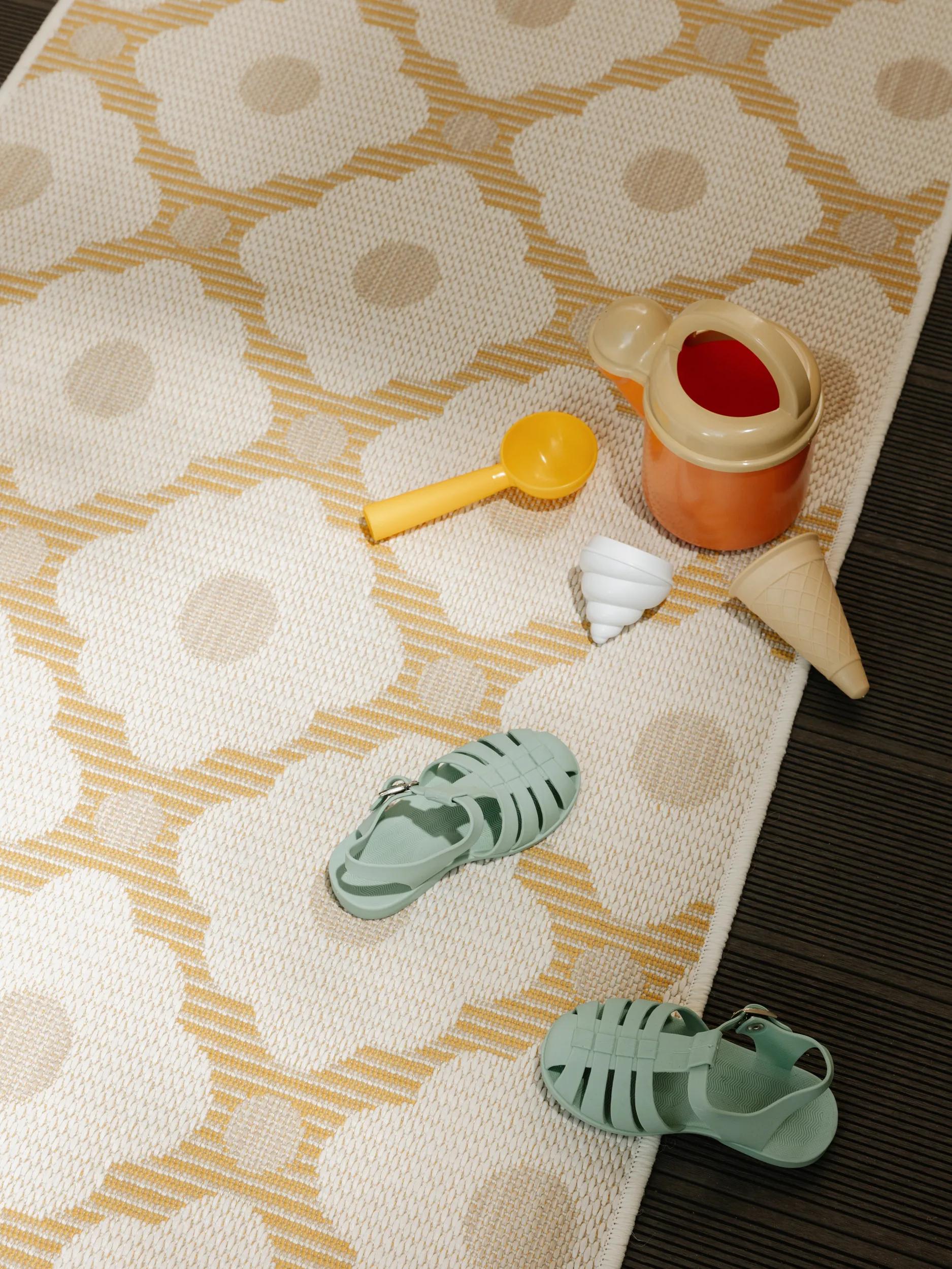 In- & Outdoor Runner Vega Beige/Yellow