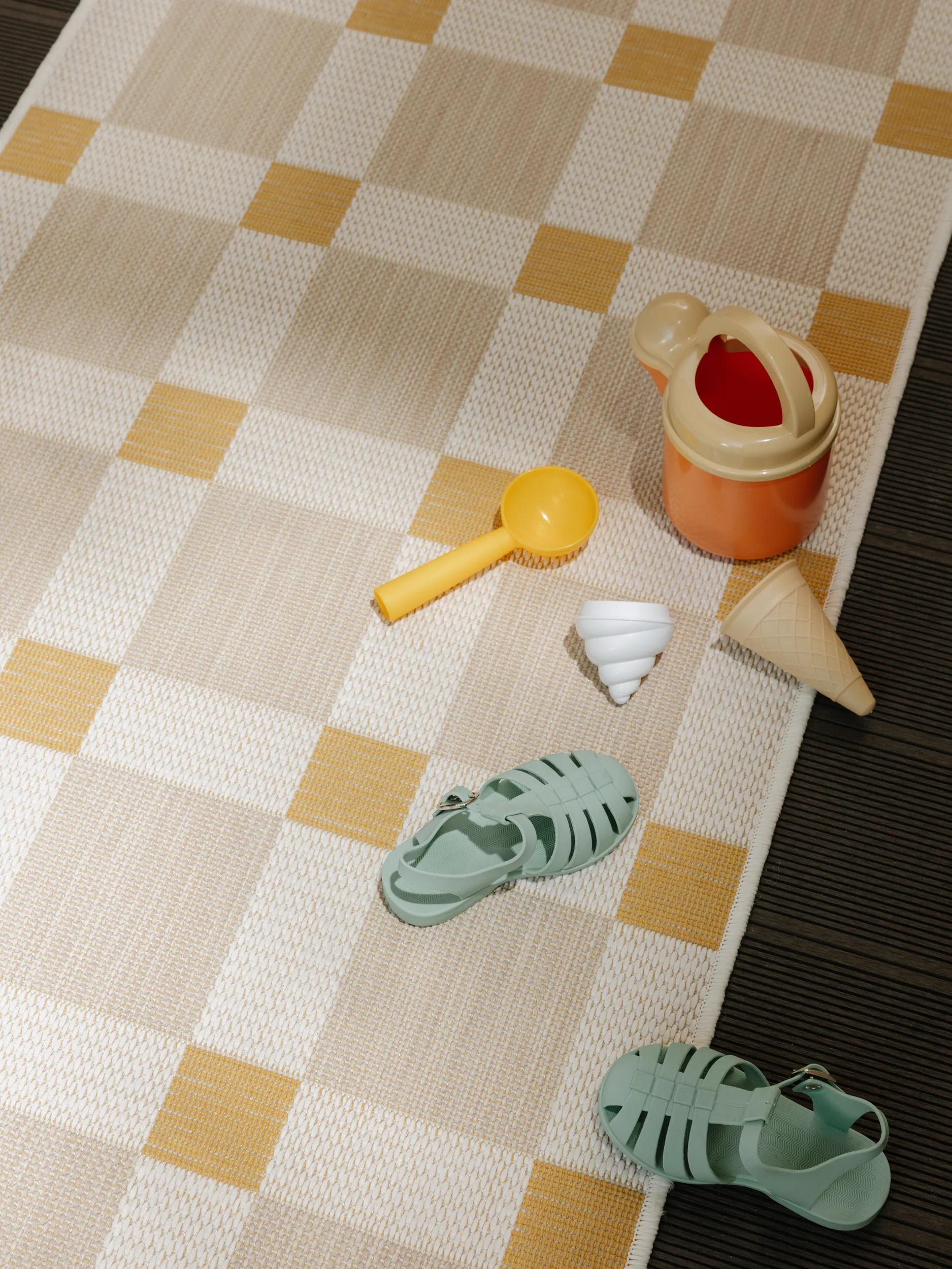 In- & Outdoor Runner Vega Beige/Yellow