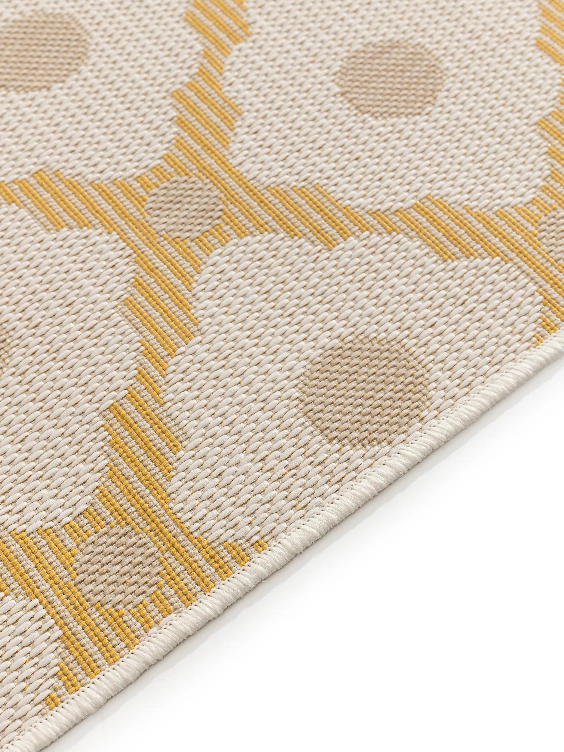 In- & Outdoor Runner Vega Beige/Yellow