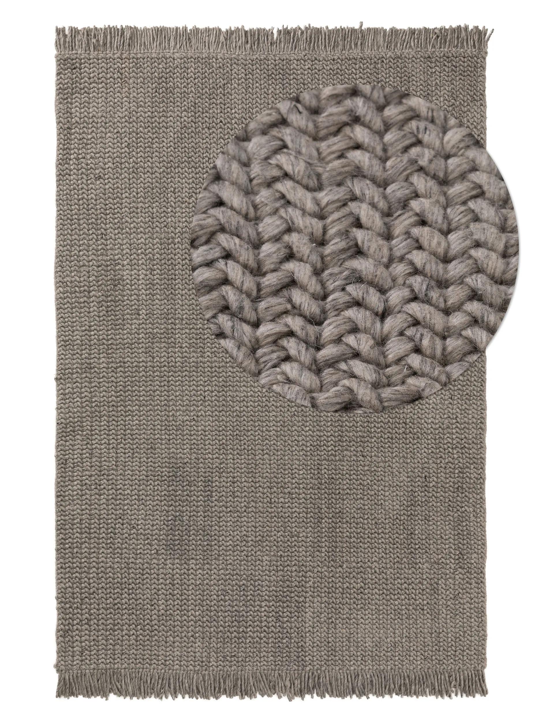 Wool Rug Velma Grey