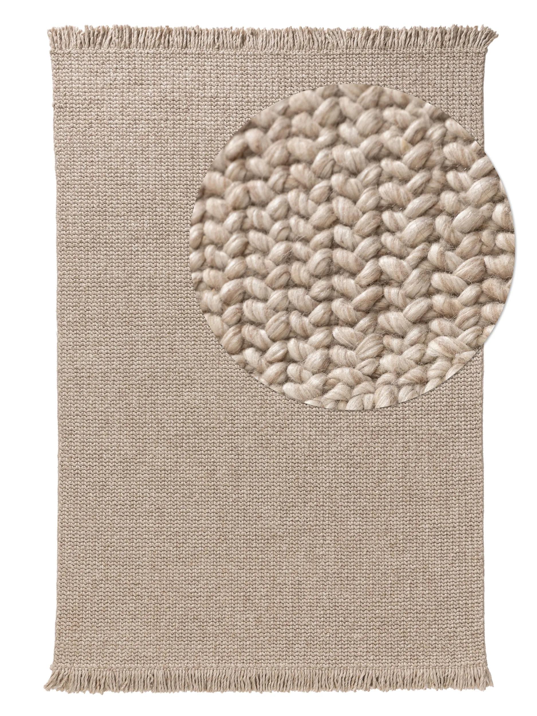 Wool Rug Velma Beige